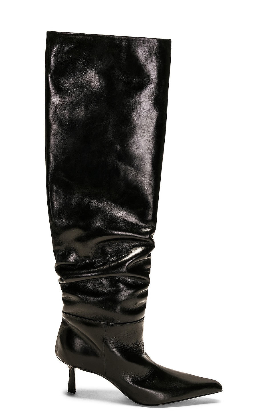 Alexander Wang Viola 65 Slouch Boot in Black | FWRD