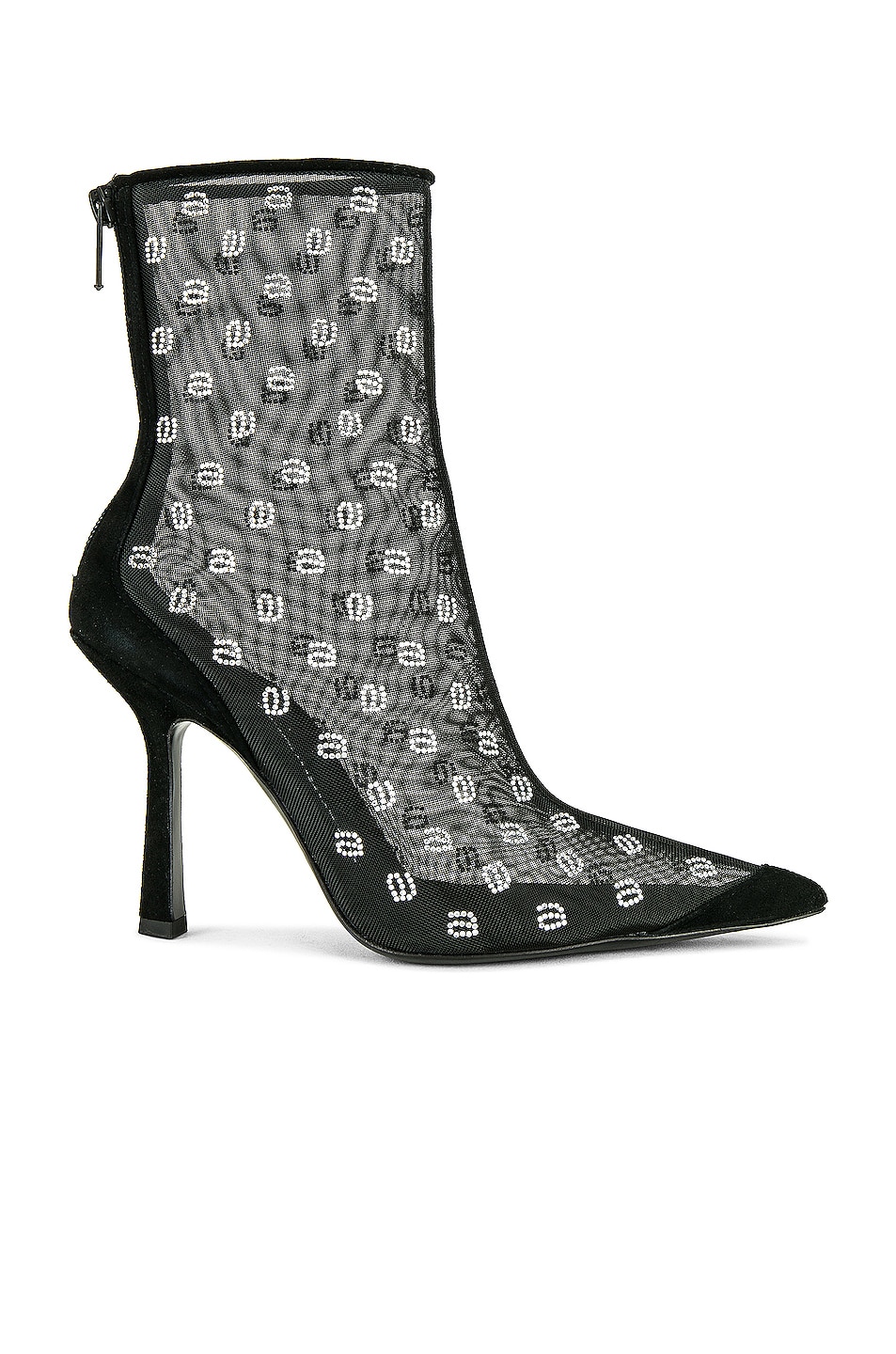 Image 1 of Alexander Wang Delphine Crystal Boot in Black