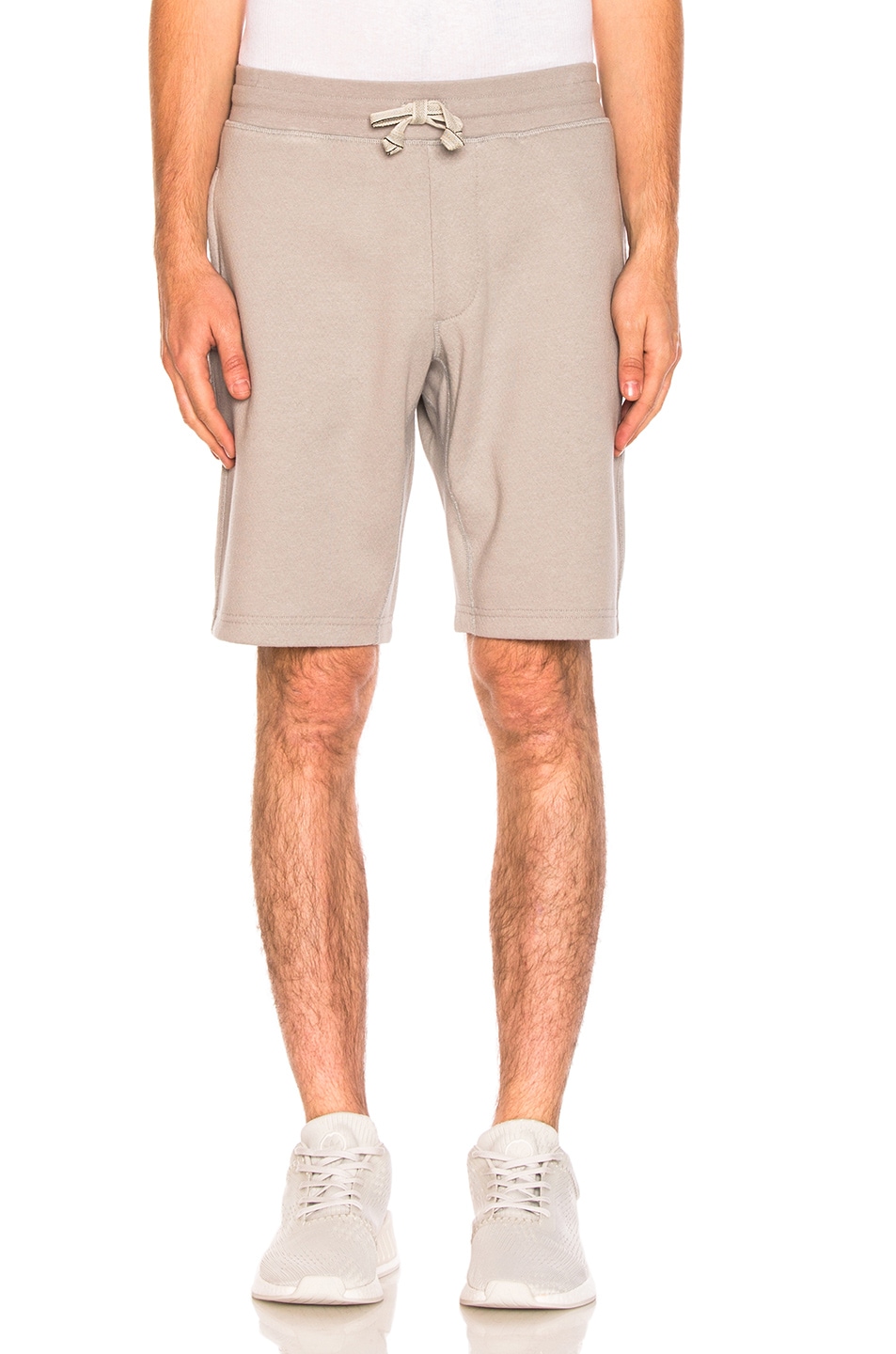 Image 1 of adidas by wings + horns Bonded Linen Shorts in Mgh Solid