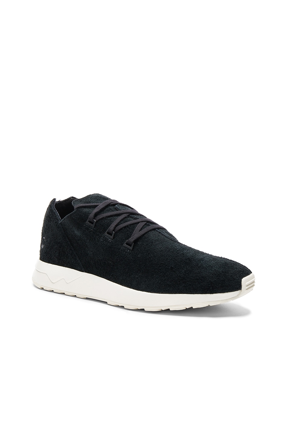 Image 1 of adidas by wings + horns WH ZX Flux X in Black