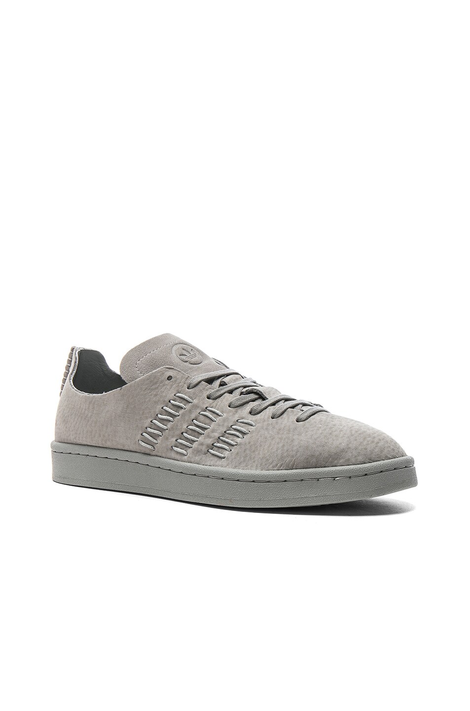 Image 1 of adidas by wings + horns Leather Campus Sneakers in Shift Grey