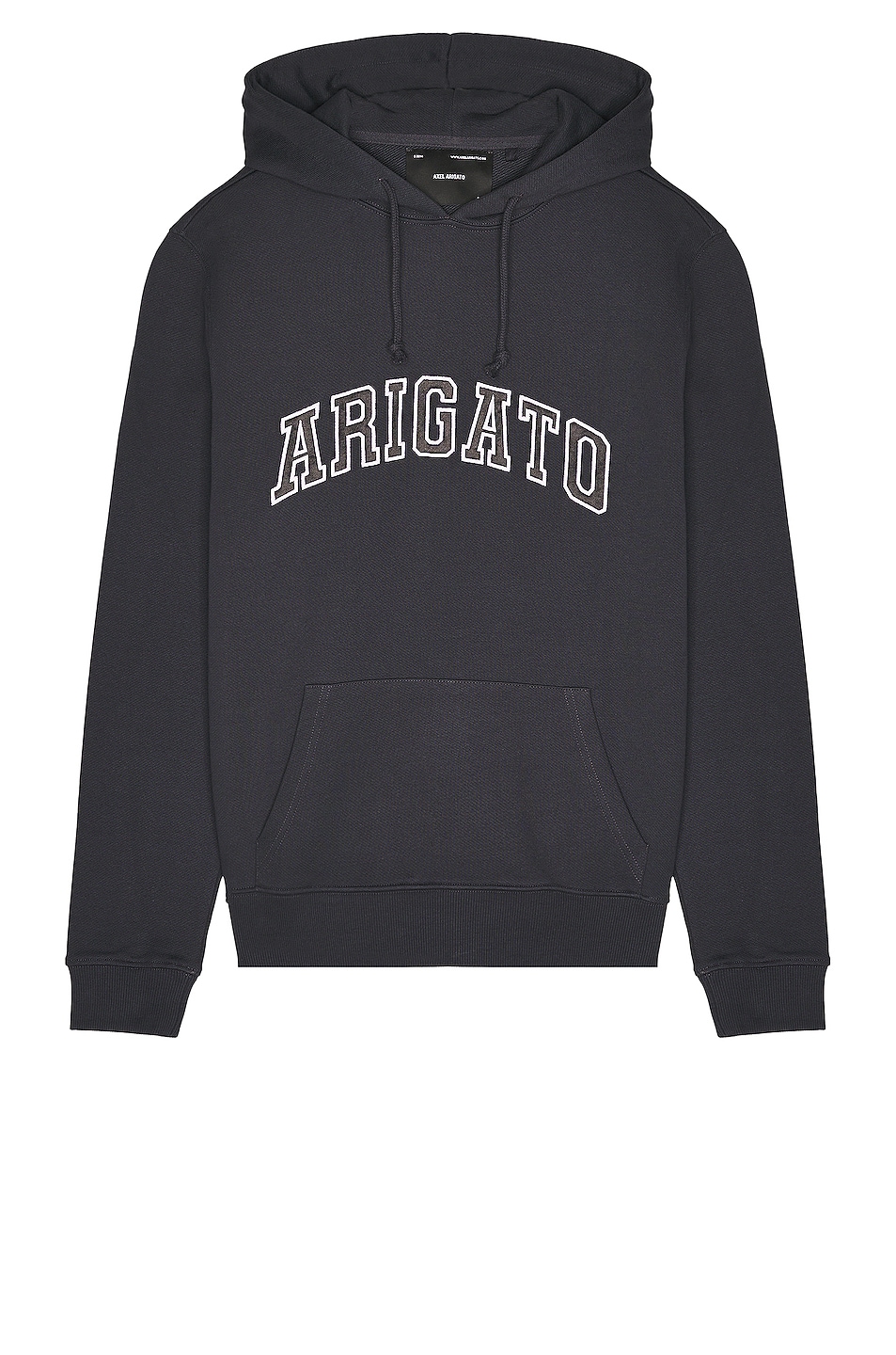 Image 1 of Axel Arigato College Logo Hoodie in Faded Black