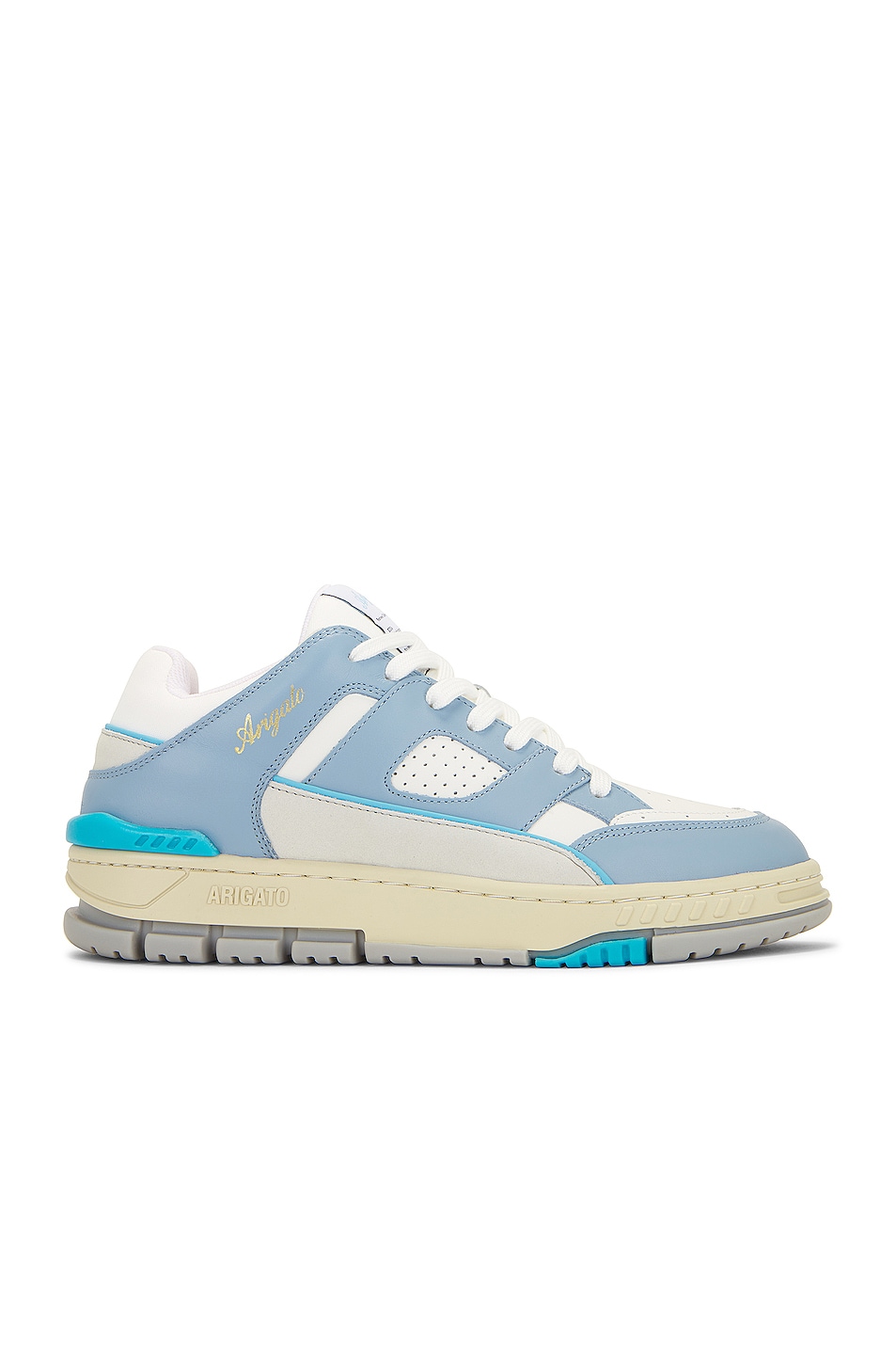 Image 1 of Axel Arigato Area Lo Sneaker in Light Blue & White