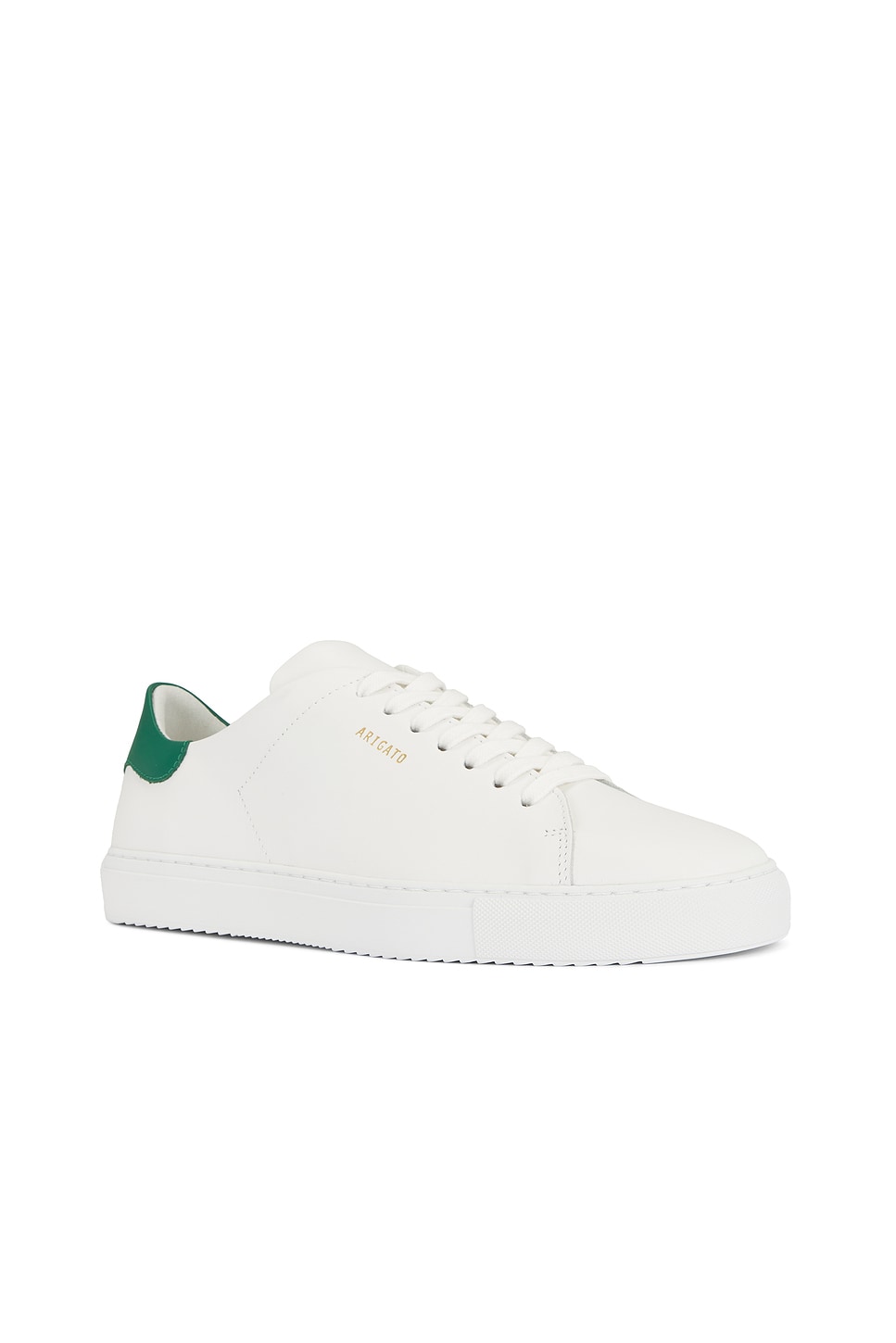 Shop Axel Arigato Clean 90 Sneaker In White & Green