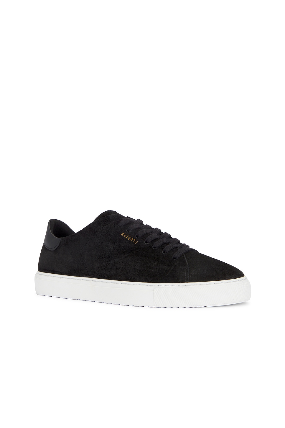 Shop Axel Arigato Clean 90 Suede Sneaker In Black & White