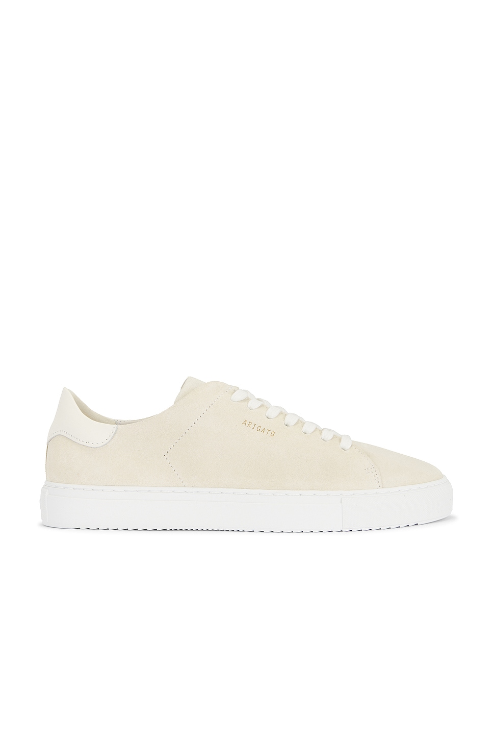 Shop Axel Arigato Clean 90 Suede Sneaker In Off White & White