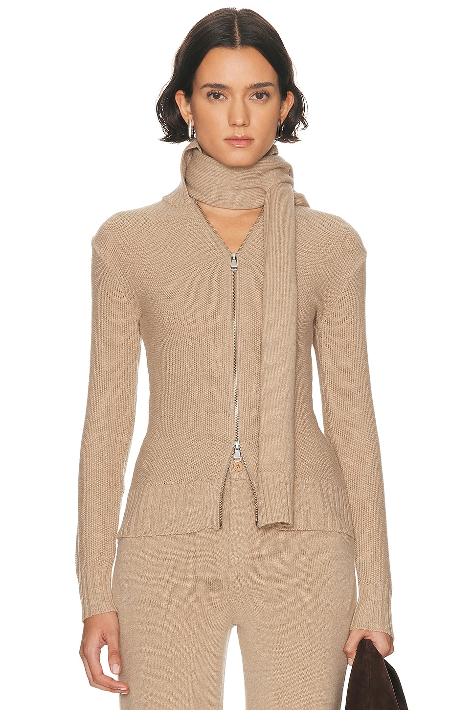 Image 1 of Aya Muse Amar Cardigan in Tan
