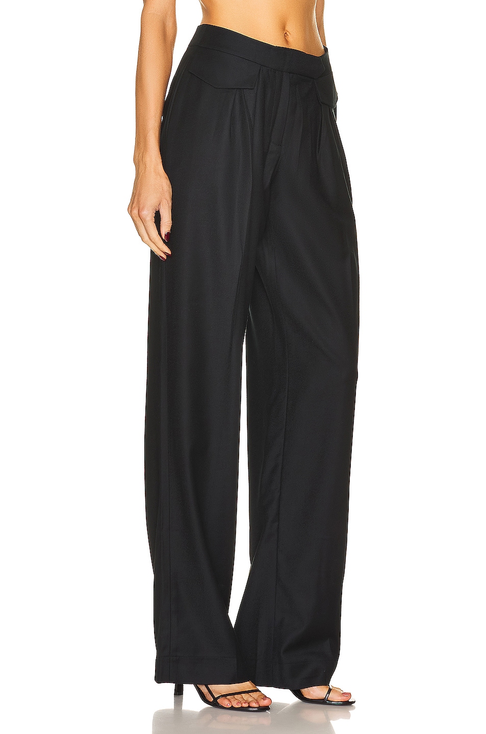 Aya Muse Cherry Blossom Pant in Black | FWRD
