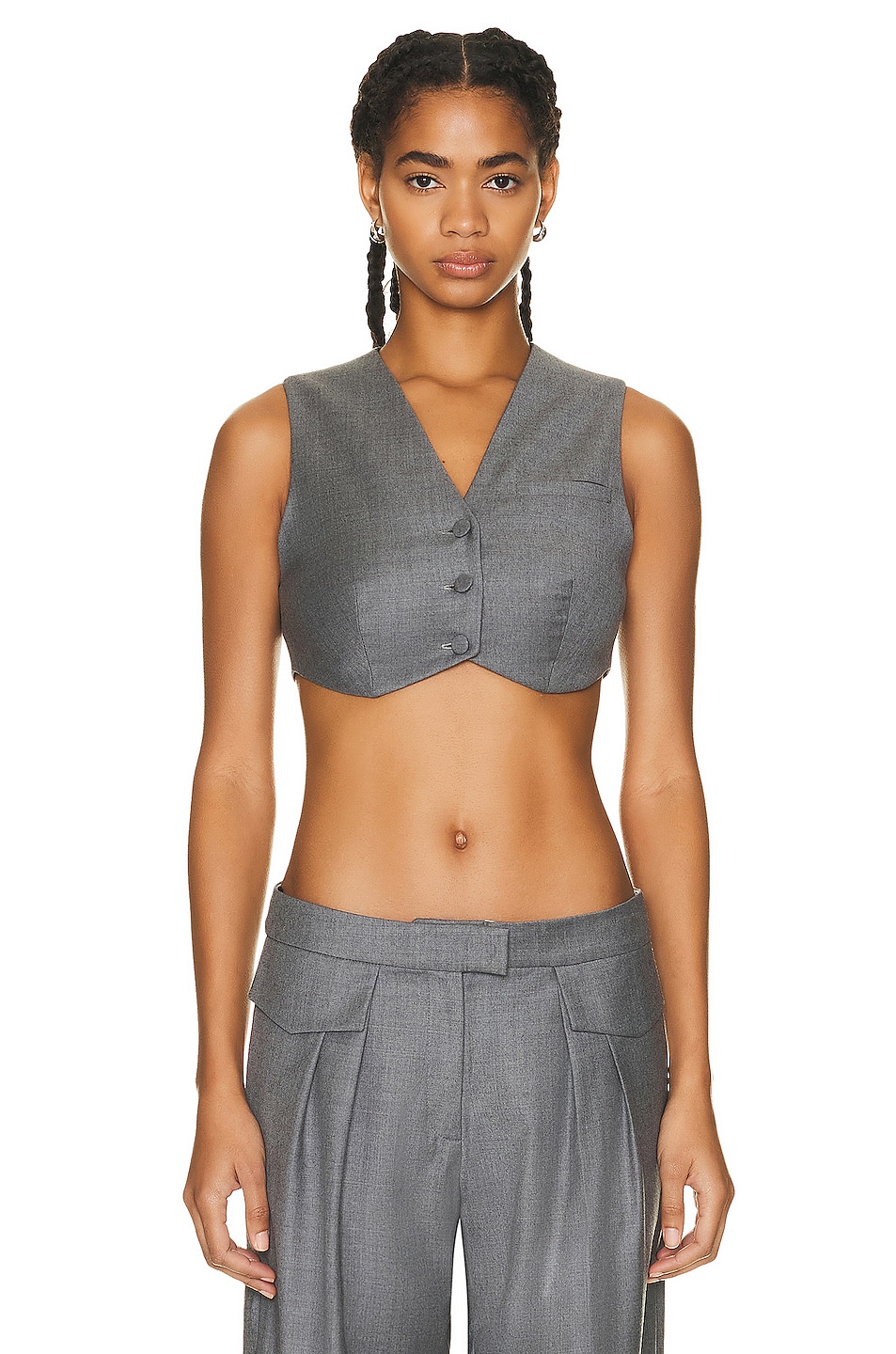 Image 1 of Aya Muse Auri Vest in Gray