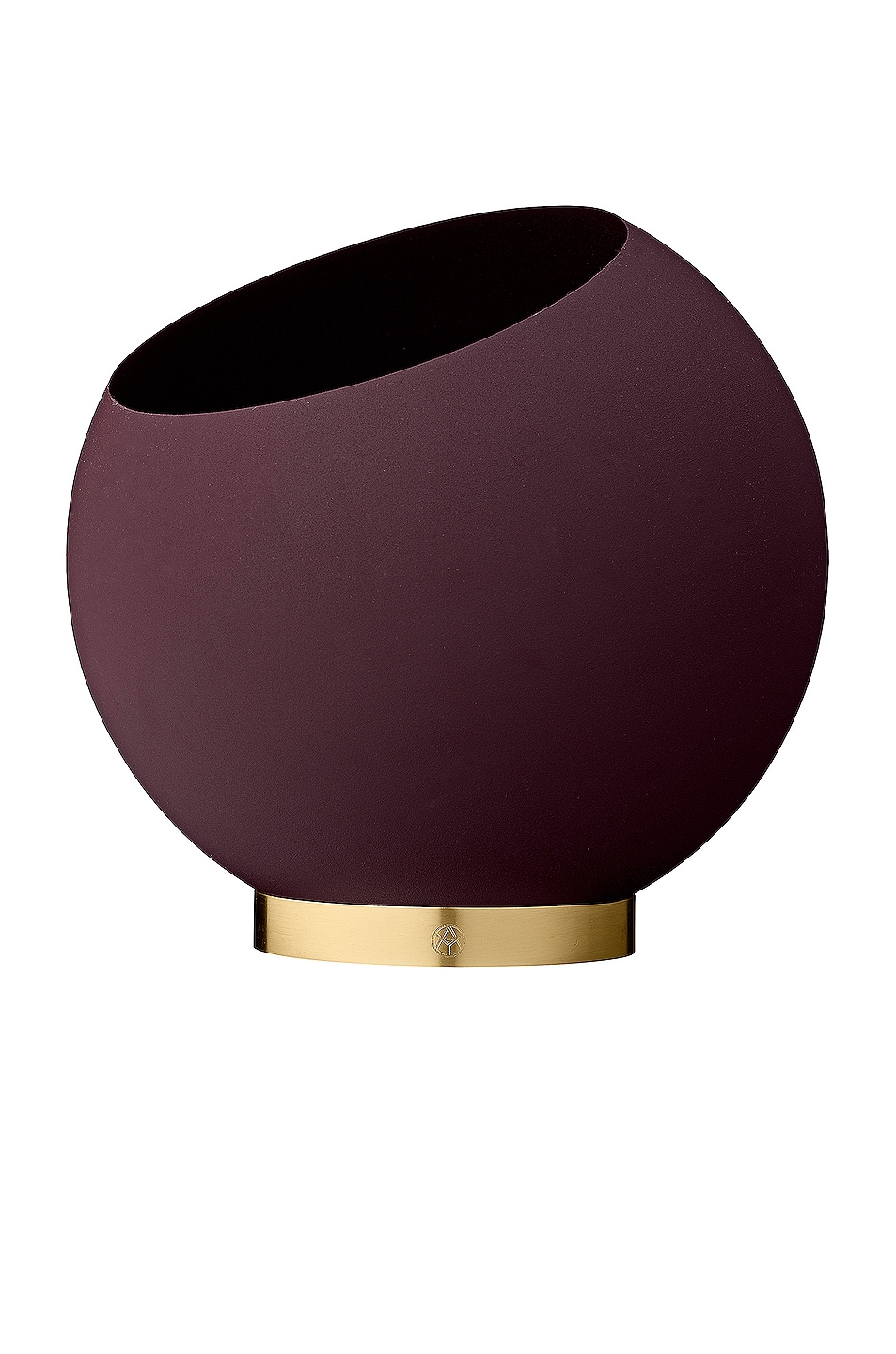 Image 1 of AYTM Medium Globe Flower Pot in Bordeaux