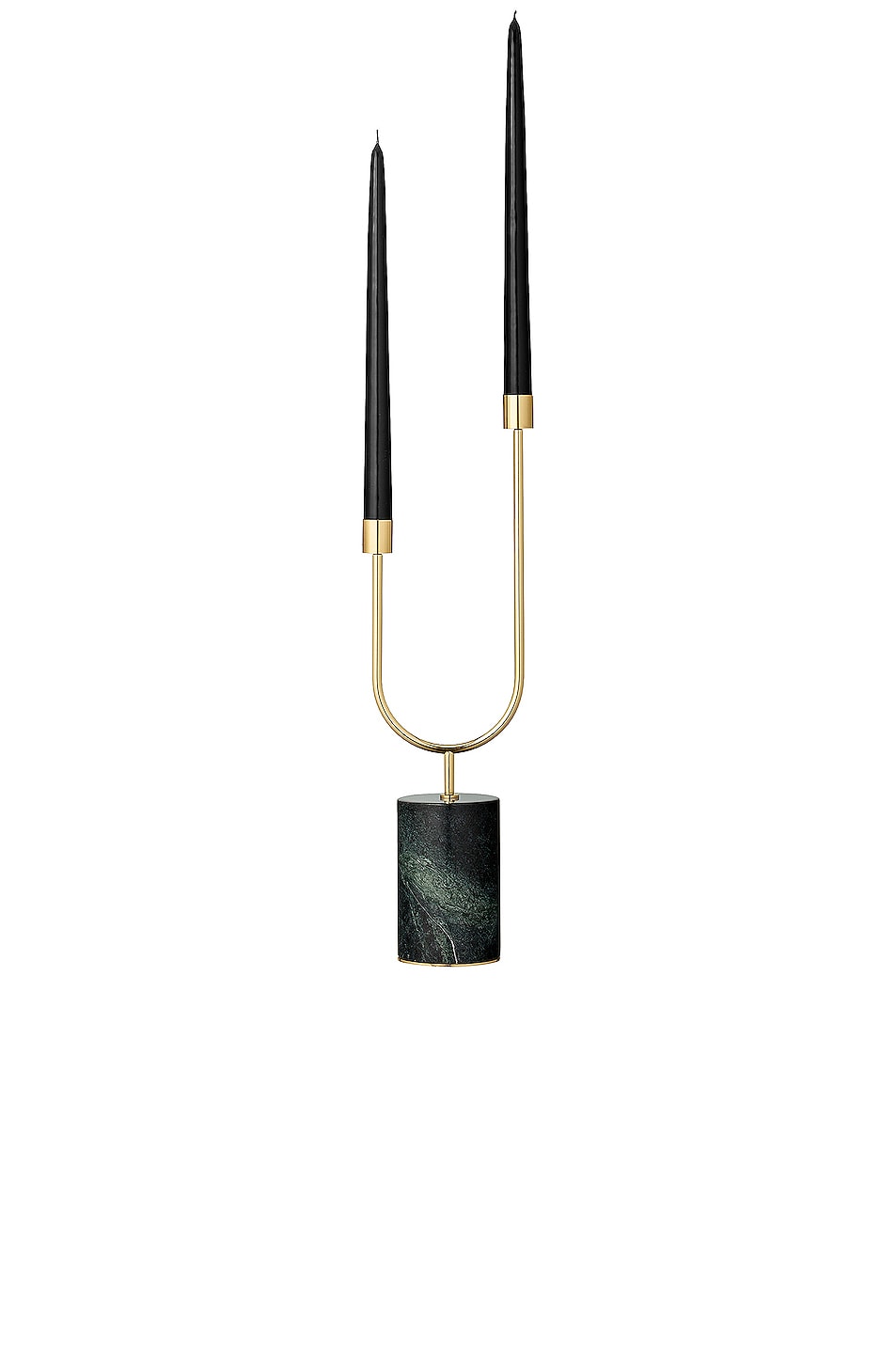 Image 1 of AYTM Grasil Candle Holder in Forest & Gold