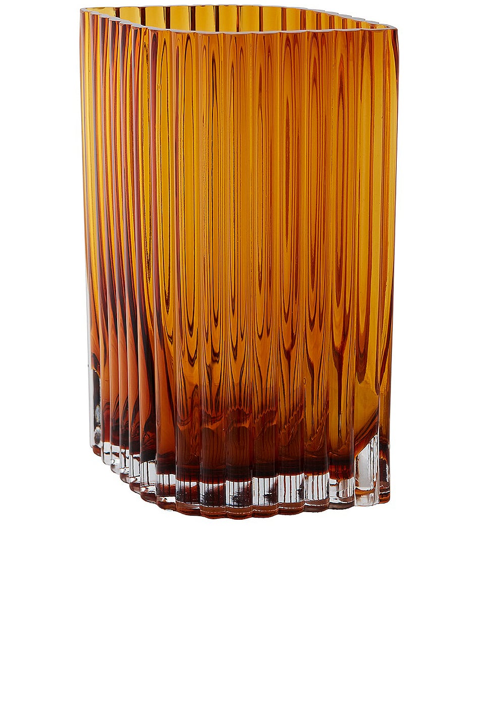 Image 1 of AYTM Folium Vase in Amber