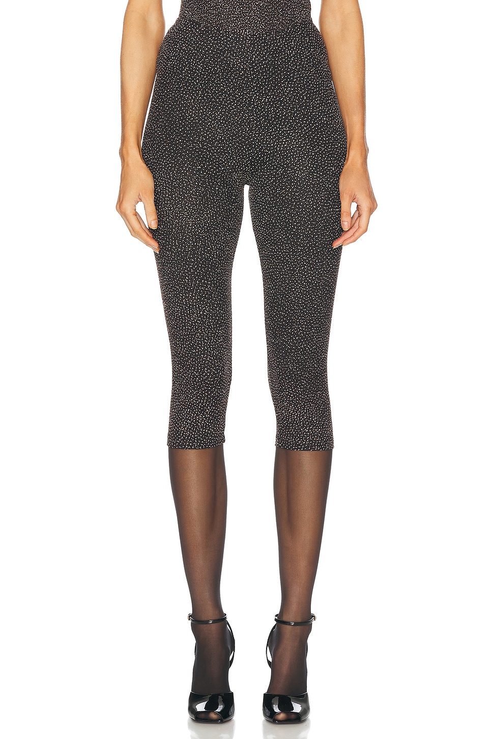 Cassia Capri Pant in Black