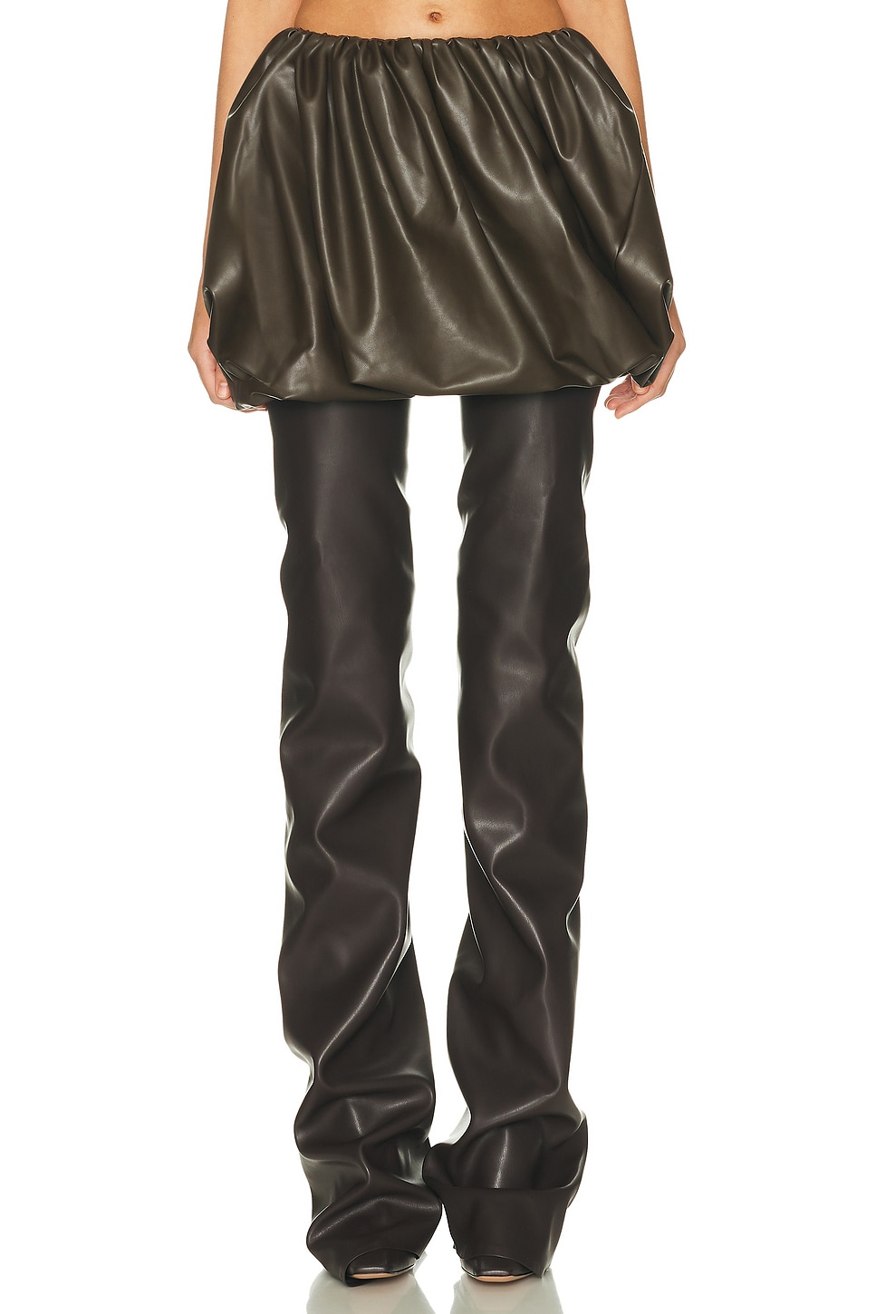 Beaufille Twisted Maro Skirt In Brown