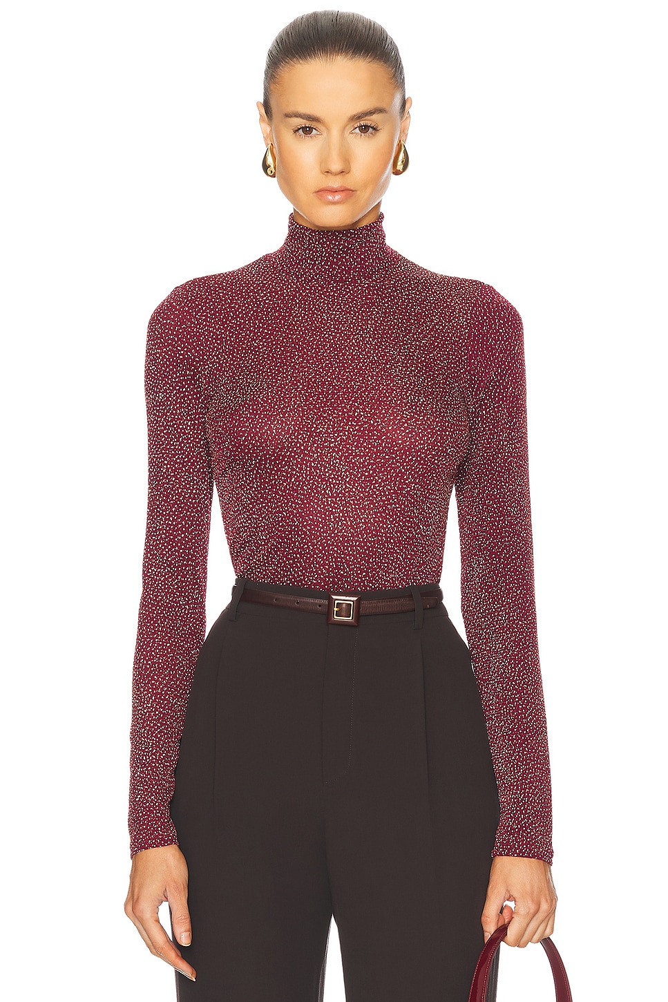 Rodin Top in Burgundy