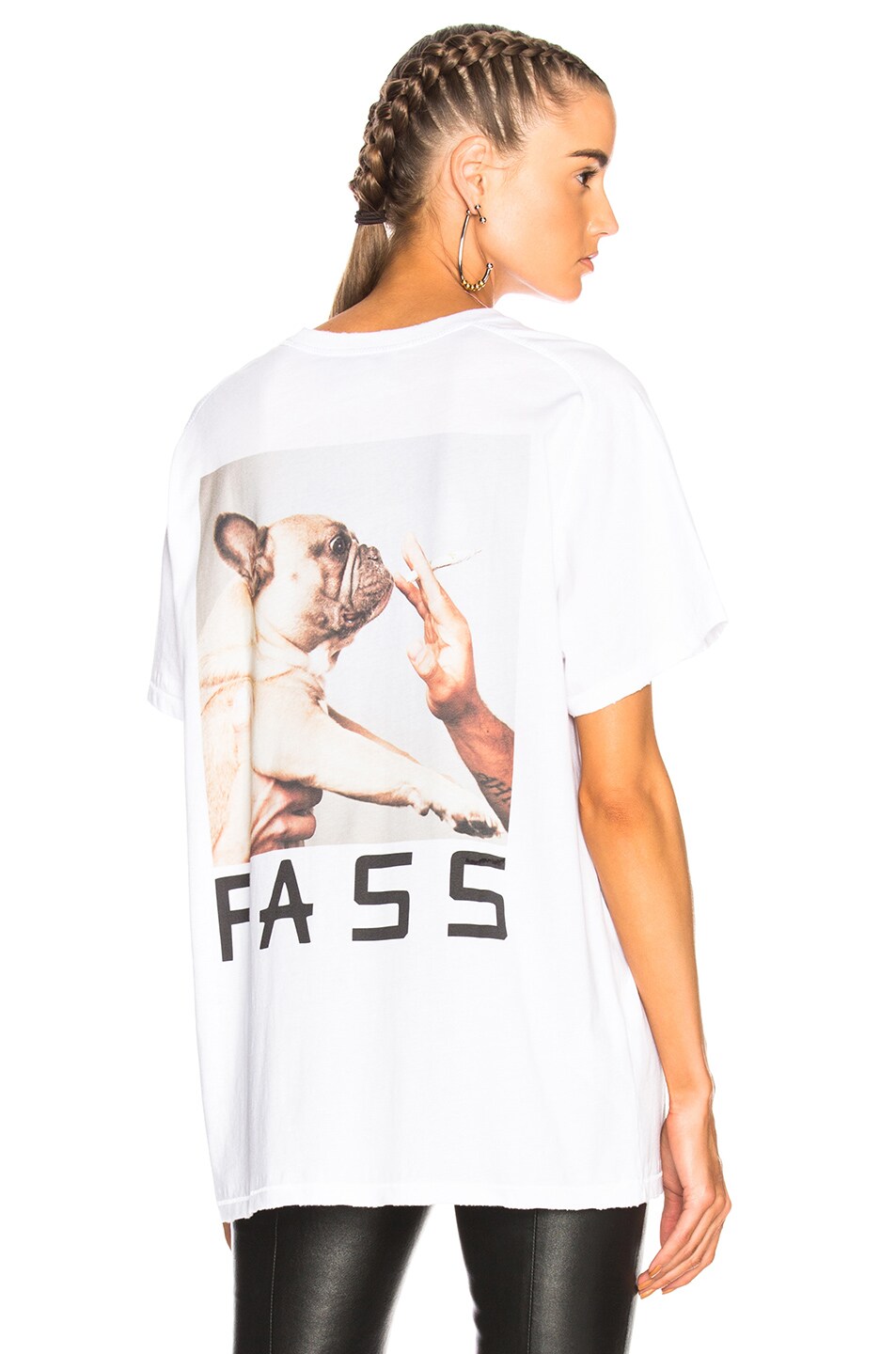 Image 1 of Baja East Supima Cotton Jersey Graphic Tee in Pearl