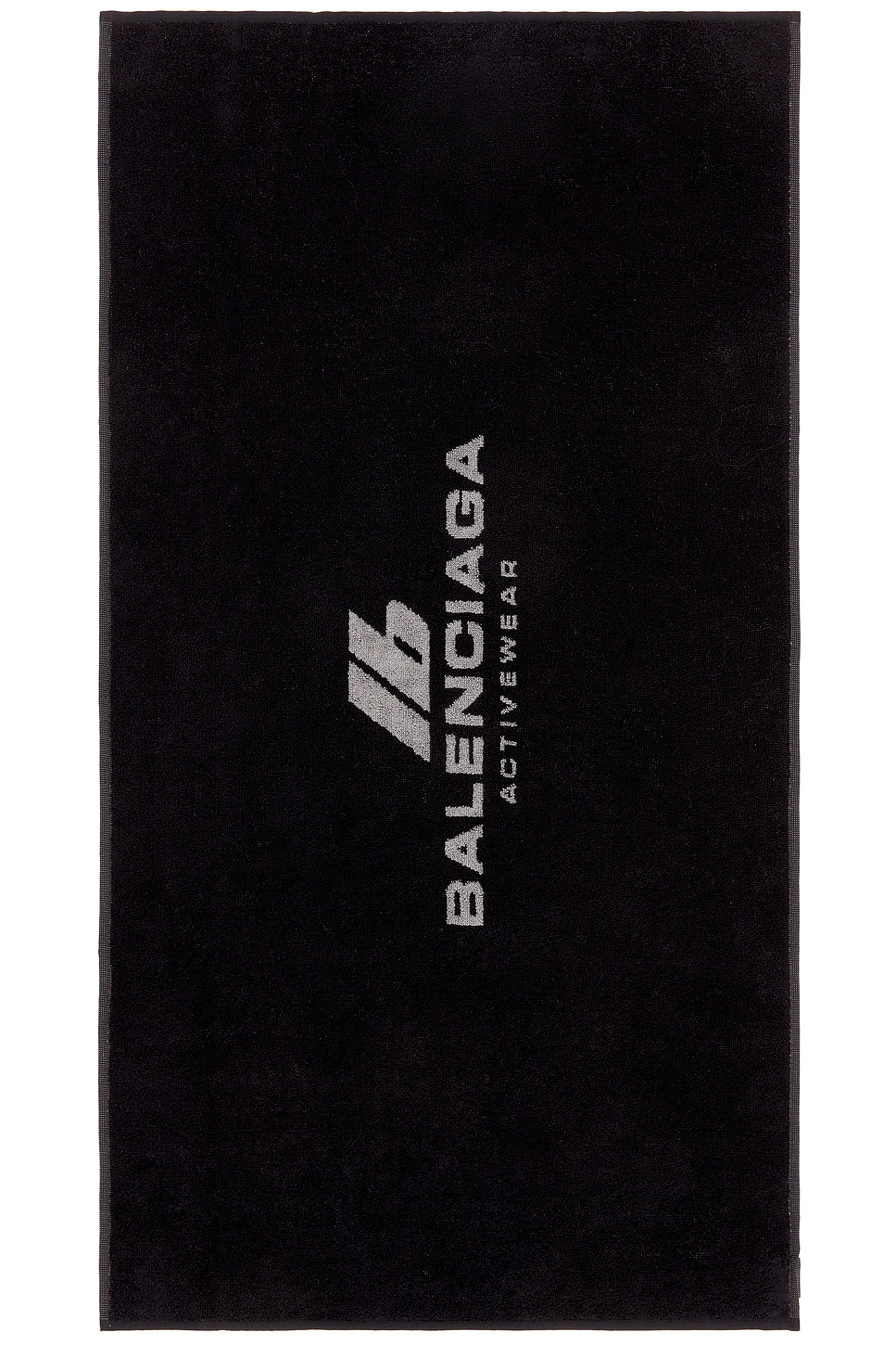 Image 1 of Balenciaga Gym Towel in Black & Grey