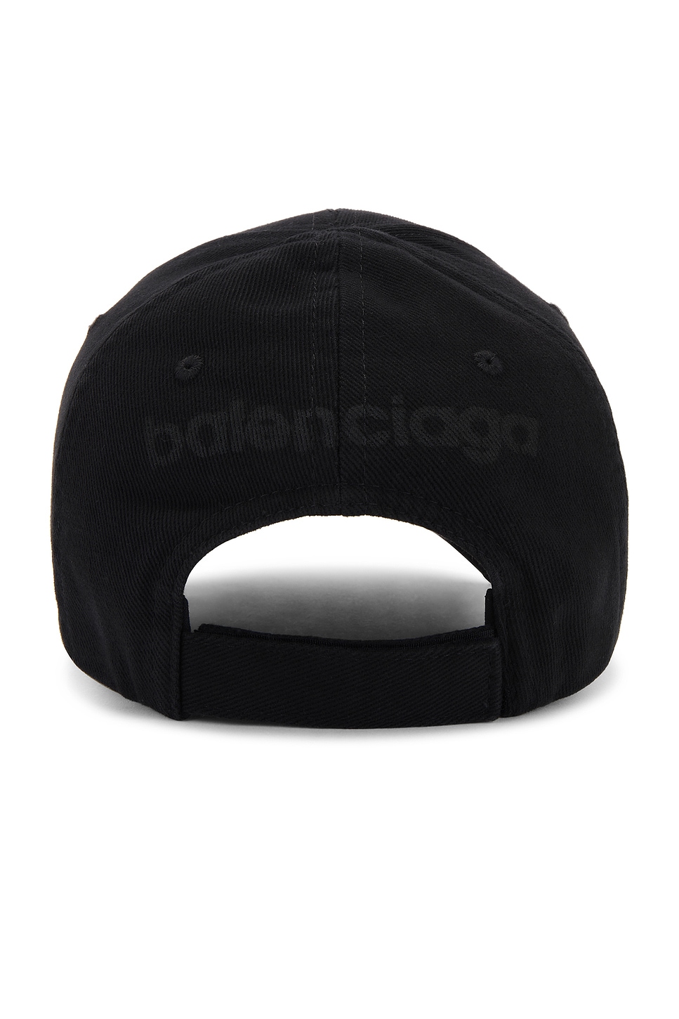 Shop Balenciaga Hat 3b Stencil Cap In Black