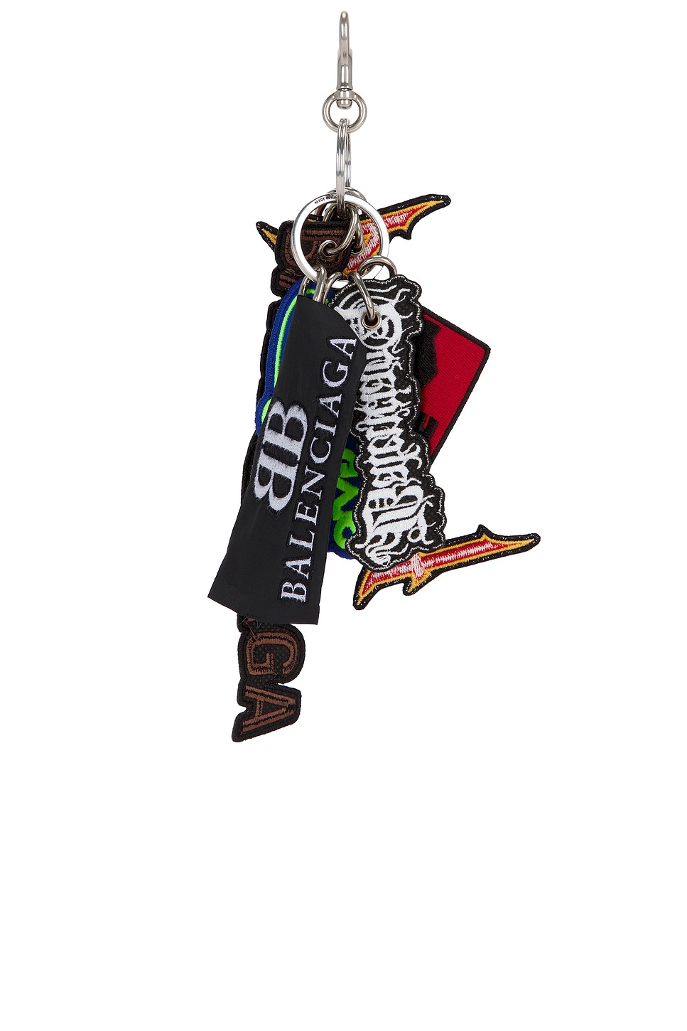 Balenciaga Keyring Patches In Multi