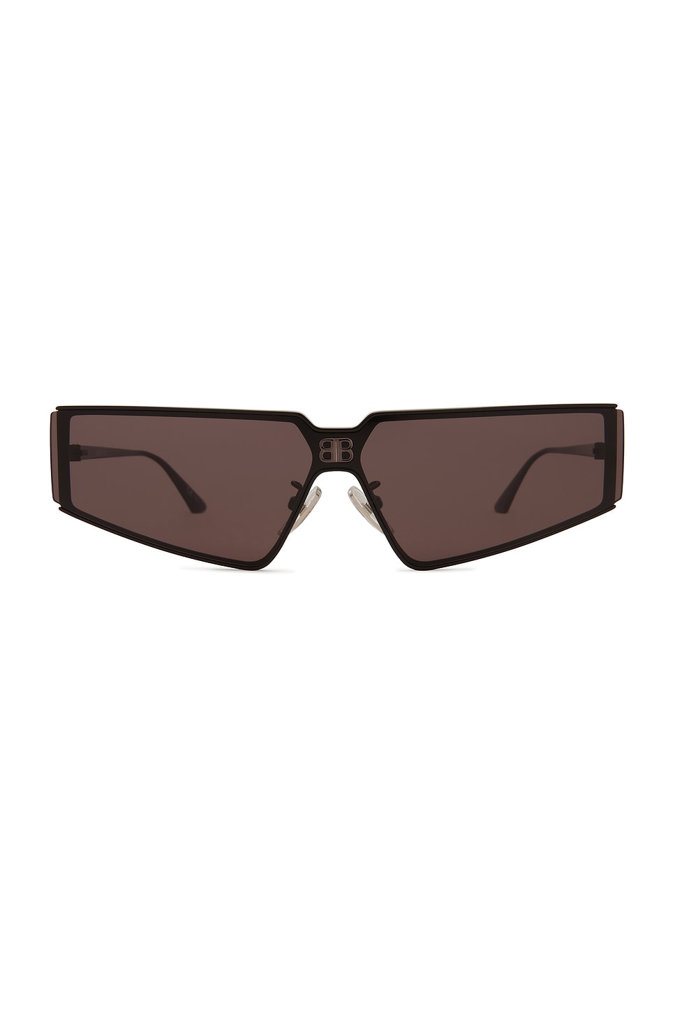 Shield 2.0 Rectangle Sunglasses in Black