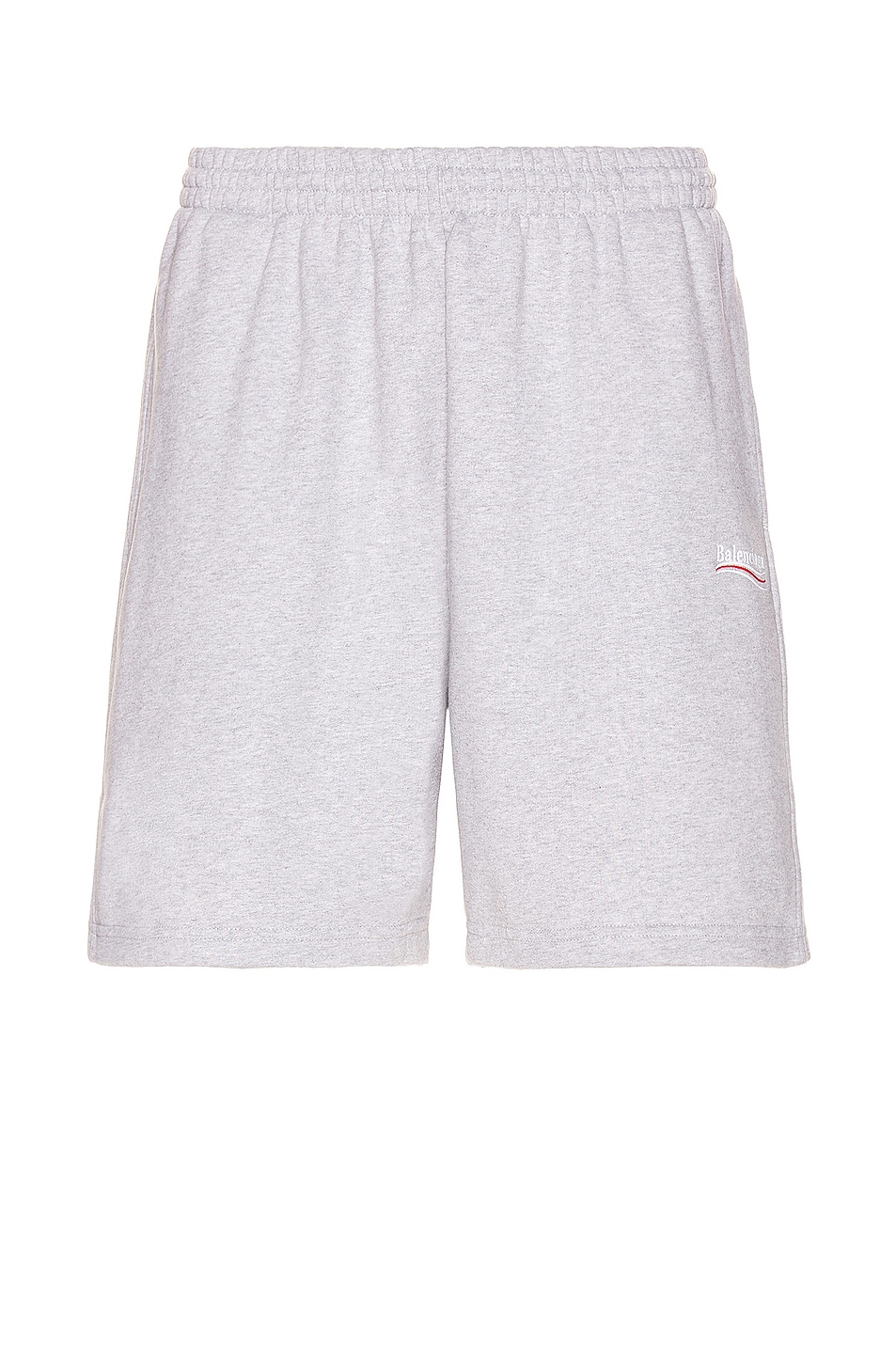 Image 1 of Balenciaga Sweat Shorts in Heather Grey