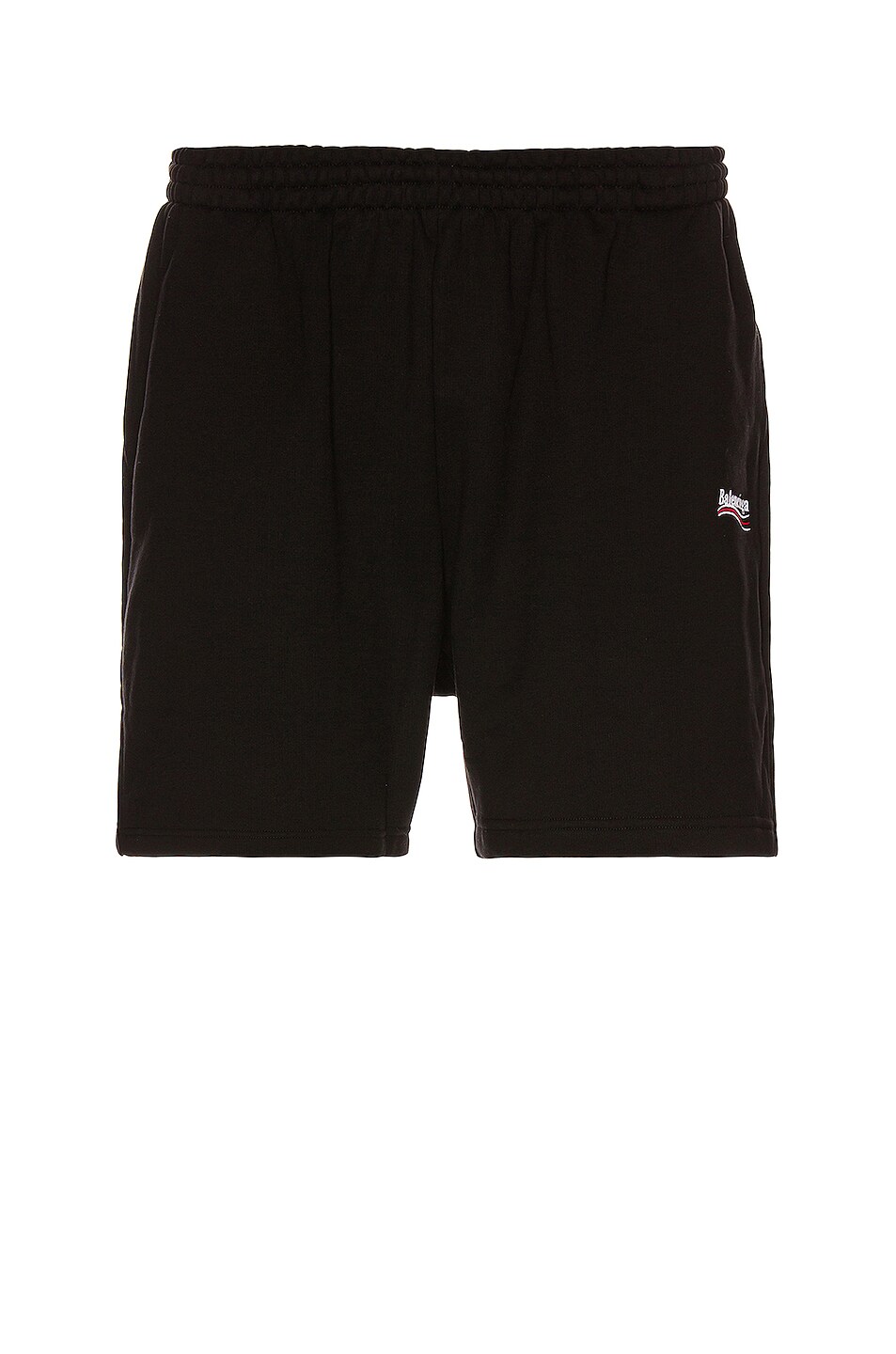Image 1 of Balenciaga Campaign Sweat Shorts in Black & Whit