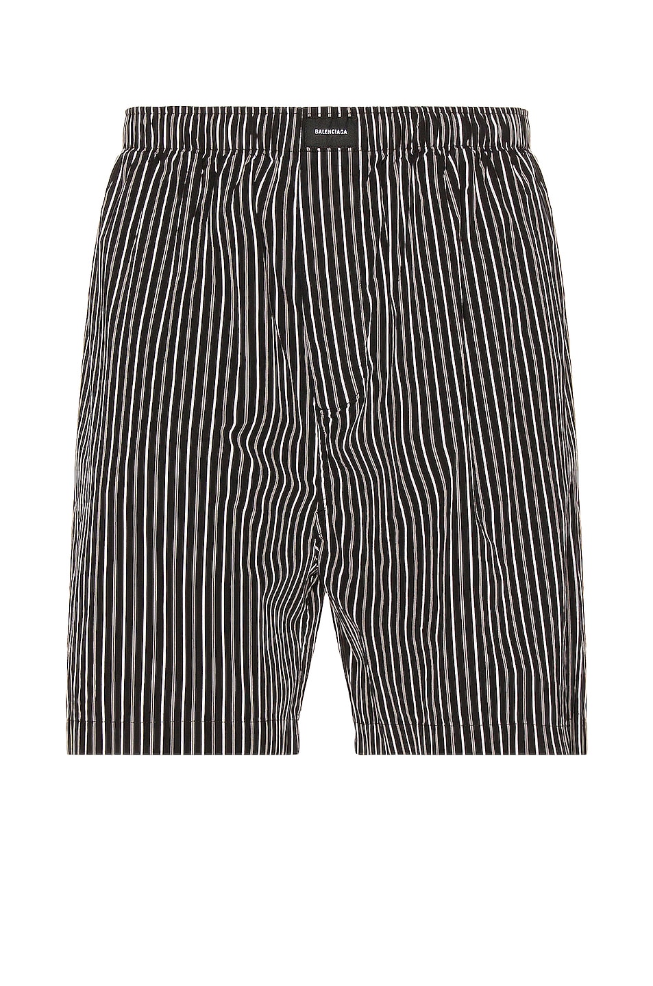 Image 1 of Balenciaga Pyjama Shorts in Black & Grey