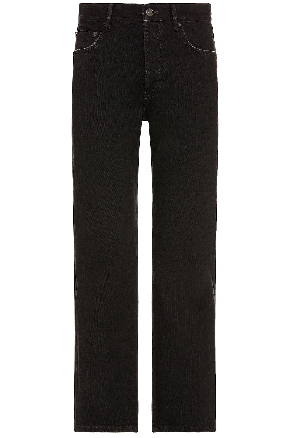 Image 1 of Balenciaga Slim Fit Pants in Rubber Black