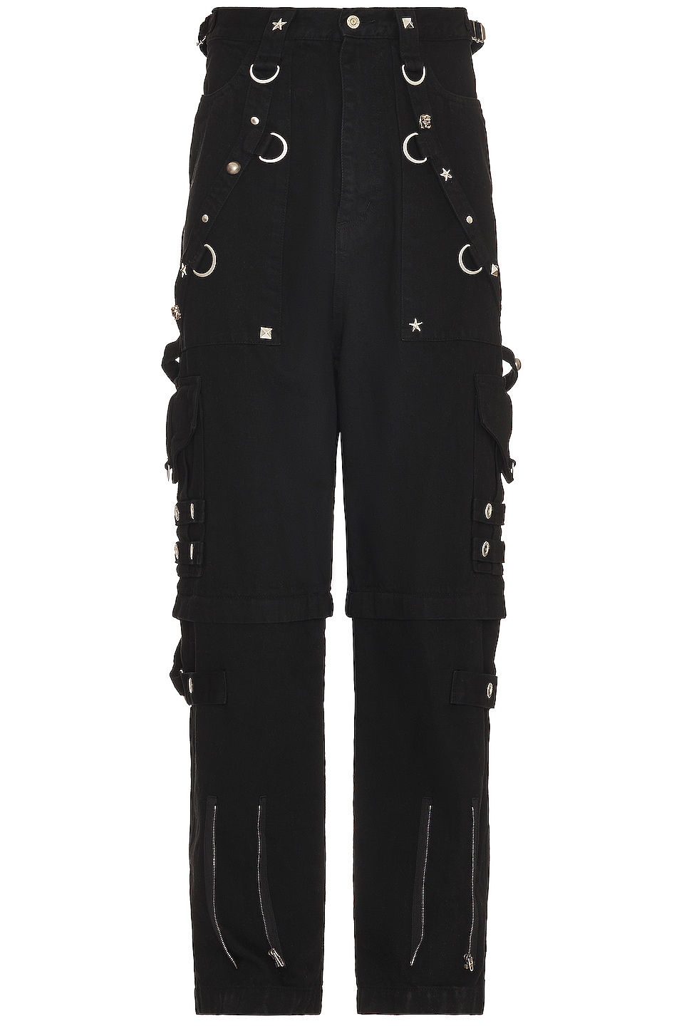 Image 1 of Balenciaga Raver Baggy Pants in Black