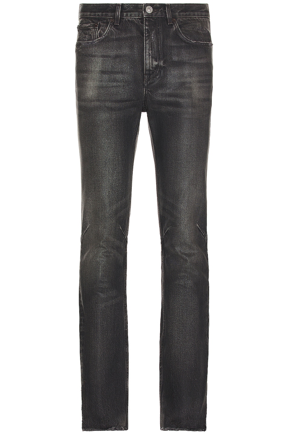 Image 1 of Balenciaga Super Fitted Jeans in Charcoal