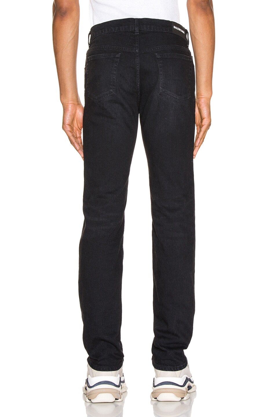 Balenciaga Skinny Jeans in Washed Black | FWRD