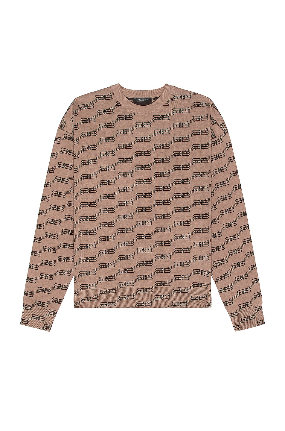 Image 1 of Balenciaga Sweater in Beige & Brown