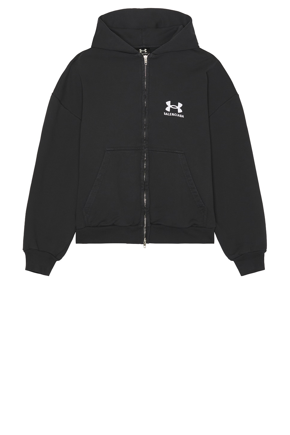 x Under Armour Zip-Up Hoodie in Black