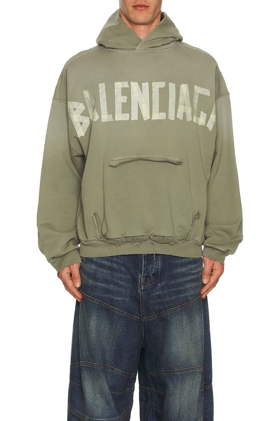 Ripped Pocket Hoodie - Thumbnail 3