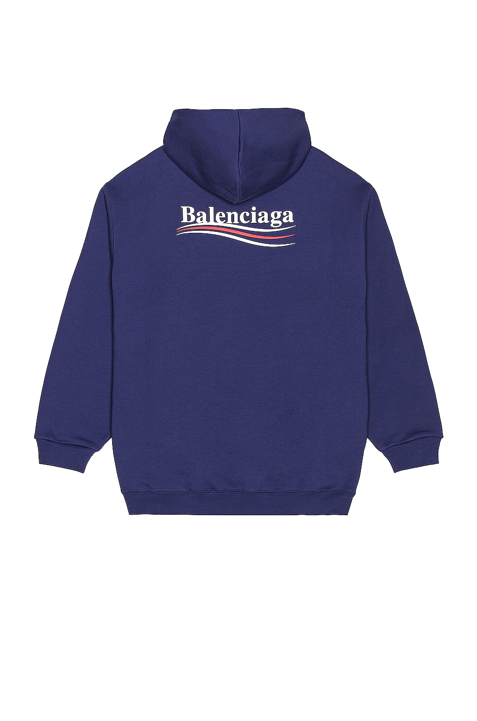 Image 1 of Balenciaga Hoodie in Pacific Blue & White