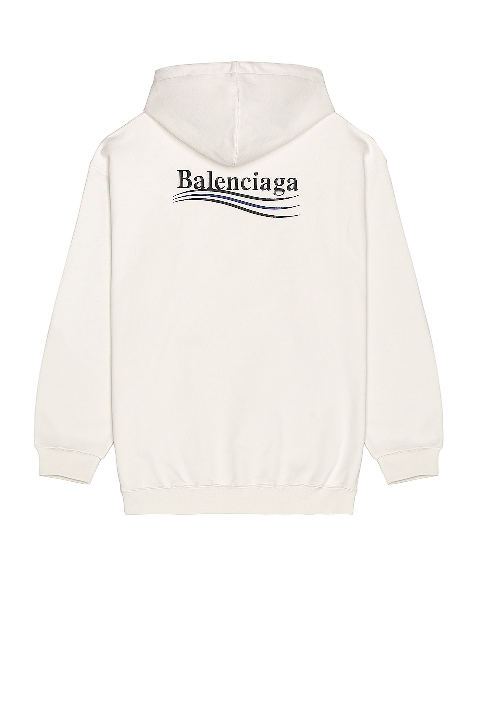 Image 1 of Balenciaga Medium Fit Hoodie in Dirty White