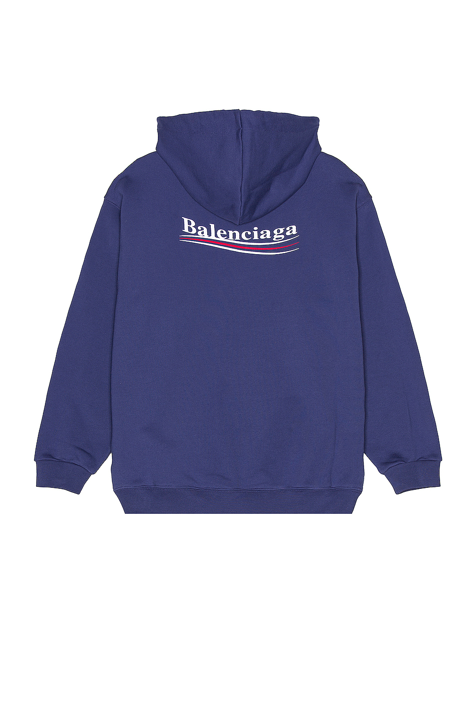 Image 1 of Balenciaga Medium Fit Hoodie in Pacific Blue