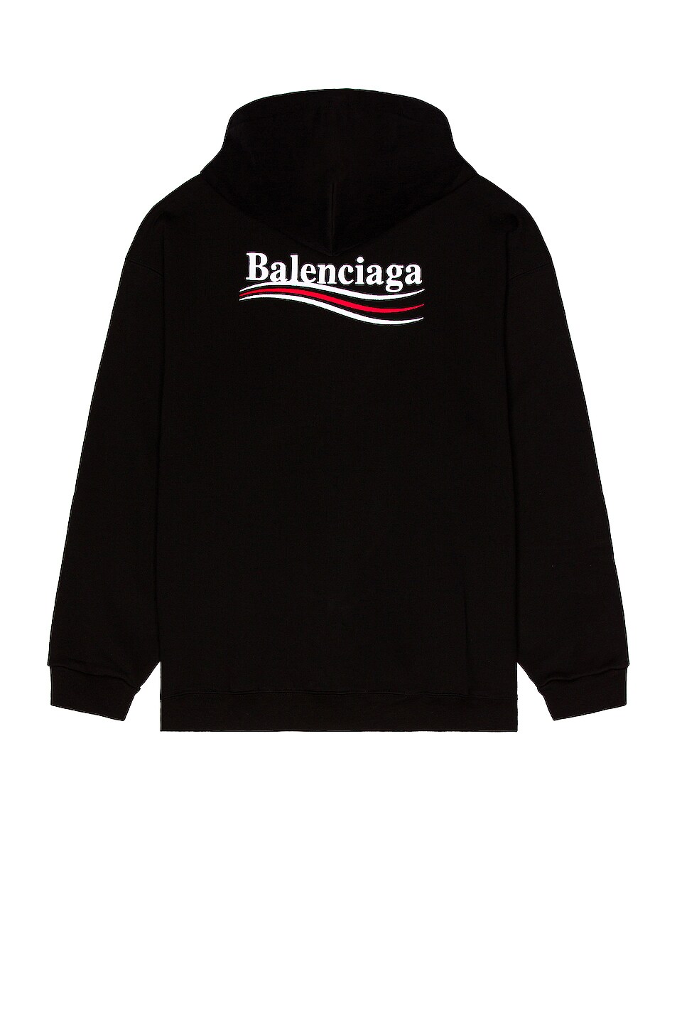 Image 1 of Balenciaga Campaign Medium Fit Hoodie in Black & White