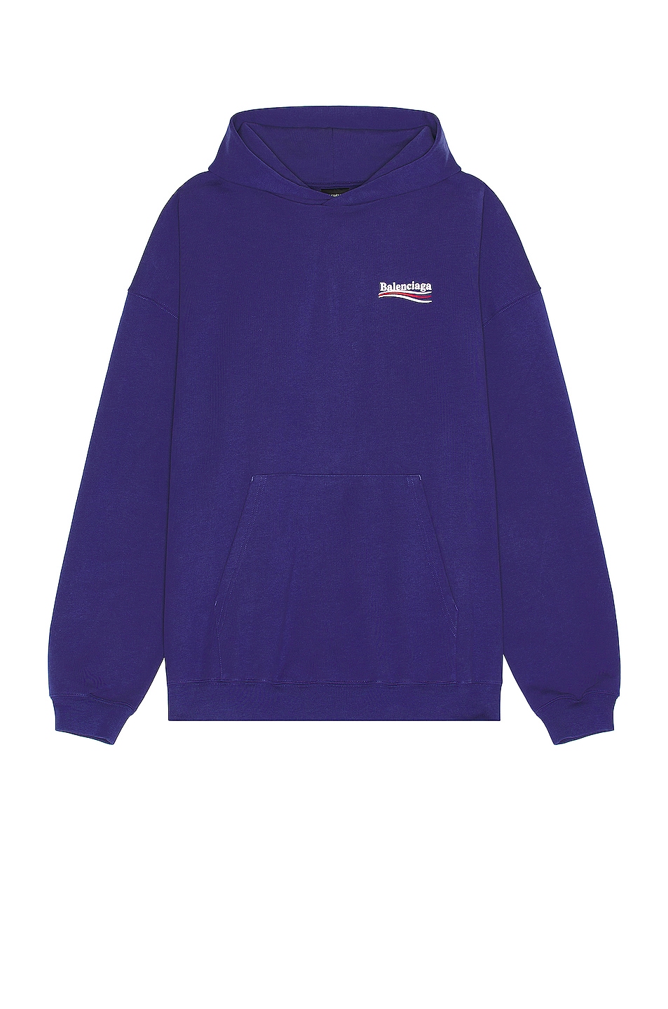 Image 1 of Balenciaga Campaign Large Fit Hoodie in Pacific Blue