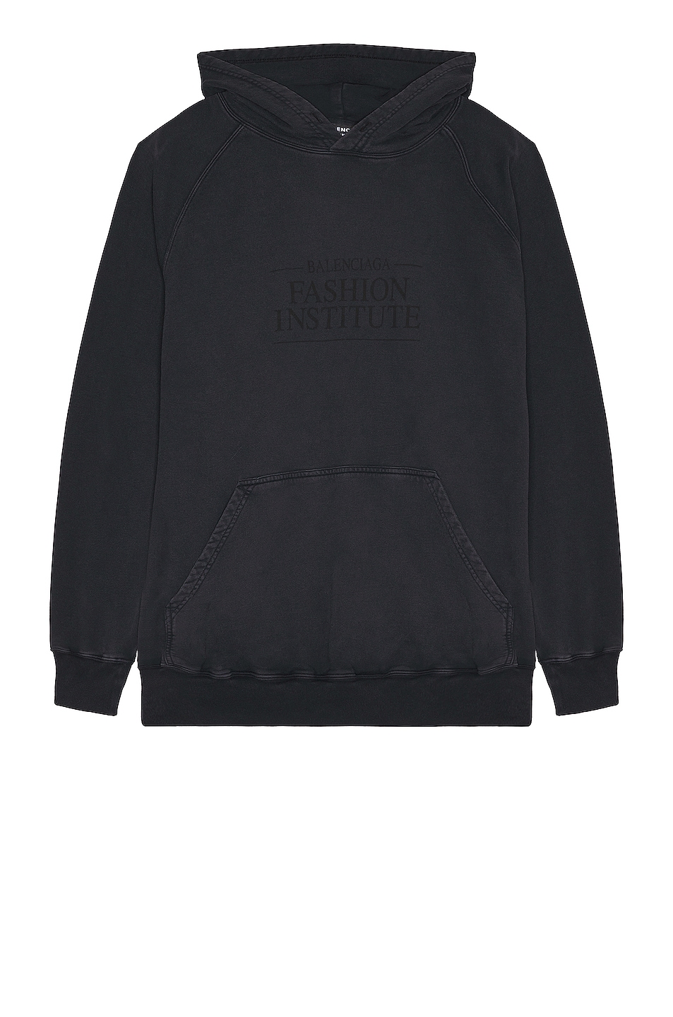 Image 1 of Balenciaga Oversized Hoodie in Washed Black