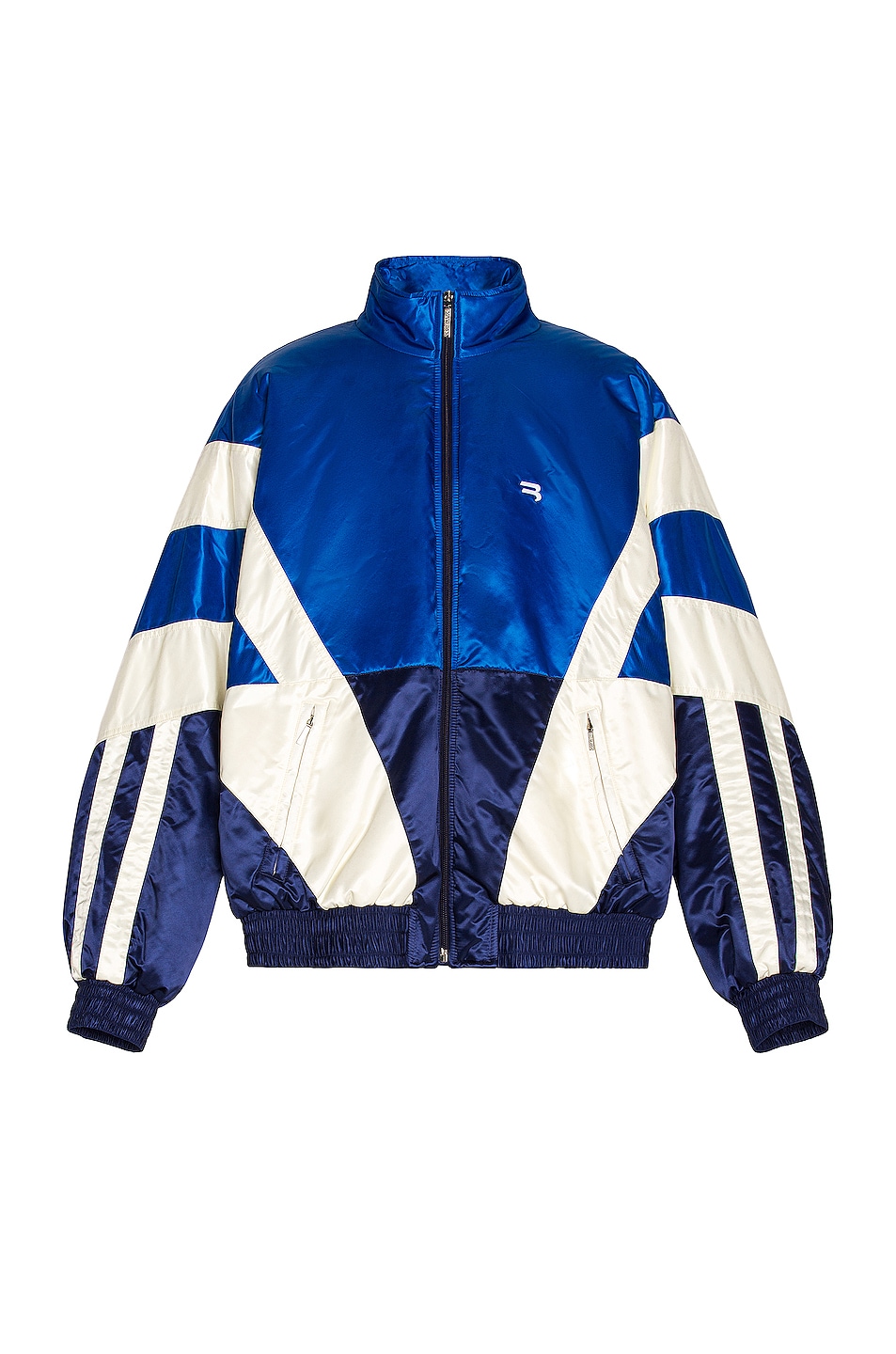 Image 1 of Balenciaga Padded Tracksuit Jacket in Royal Blue