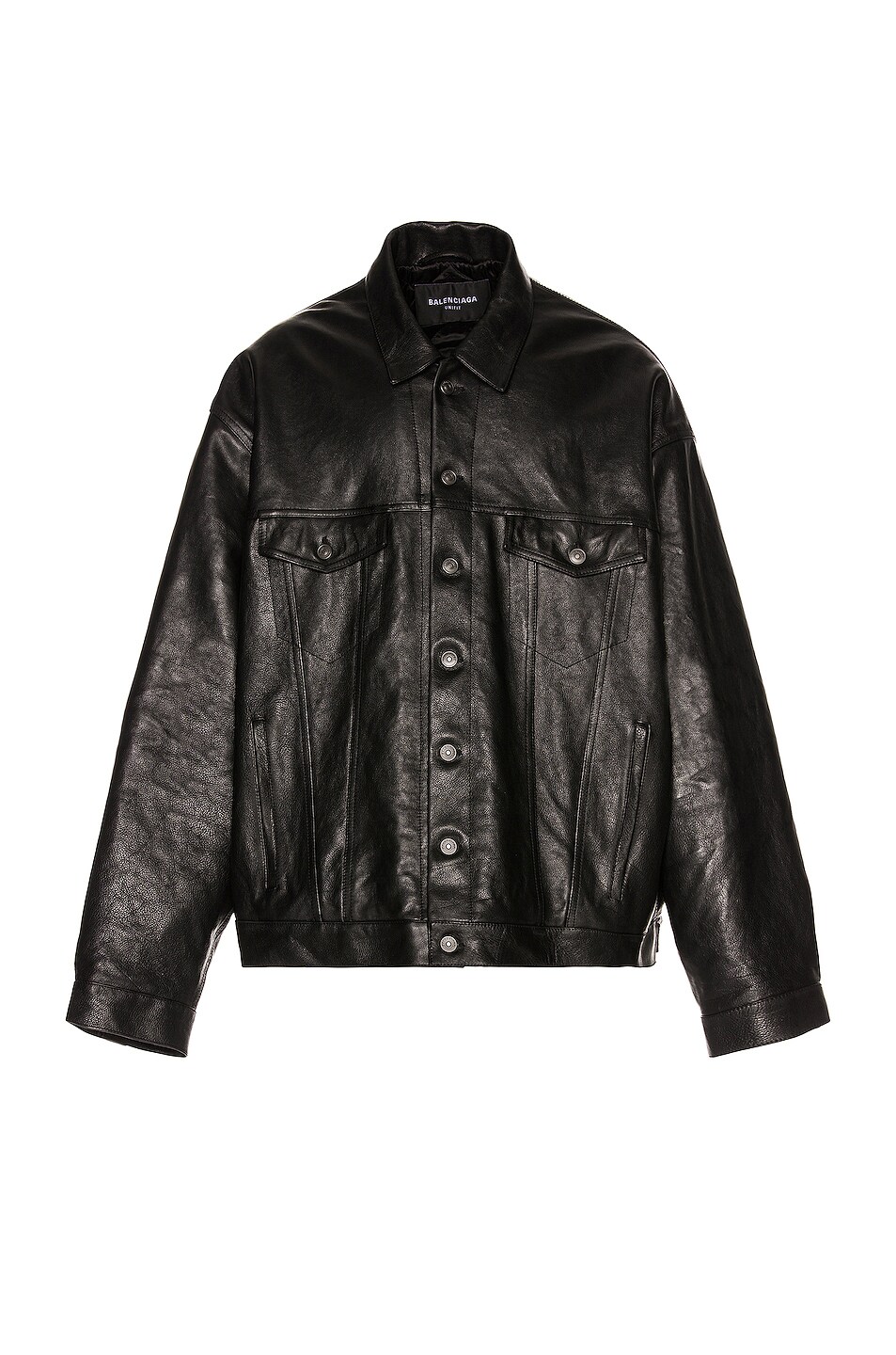 Image 1 of Balenciaga Denim Style Jacket in Black