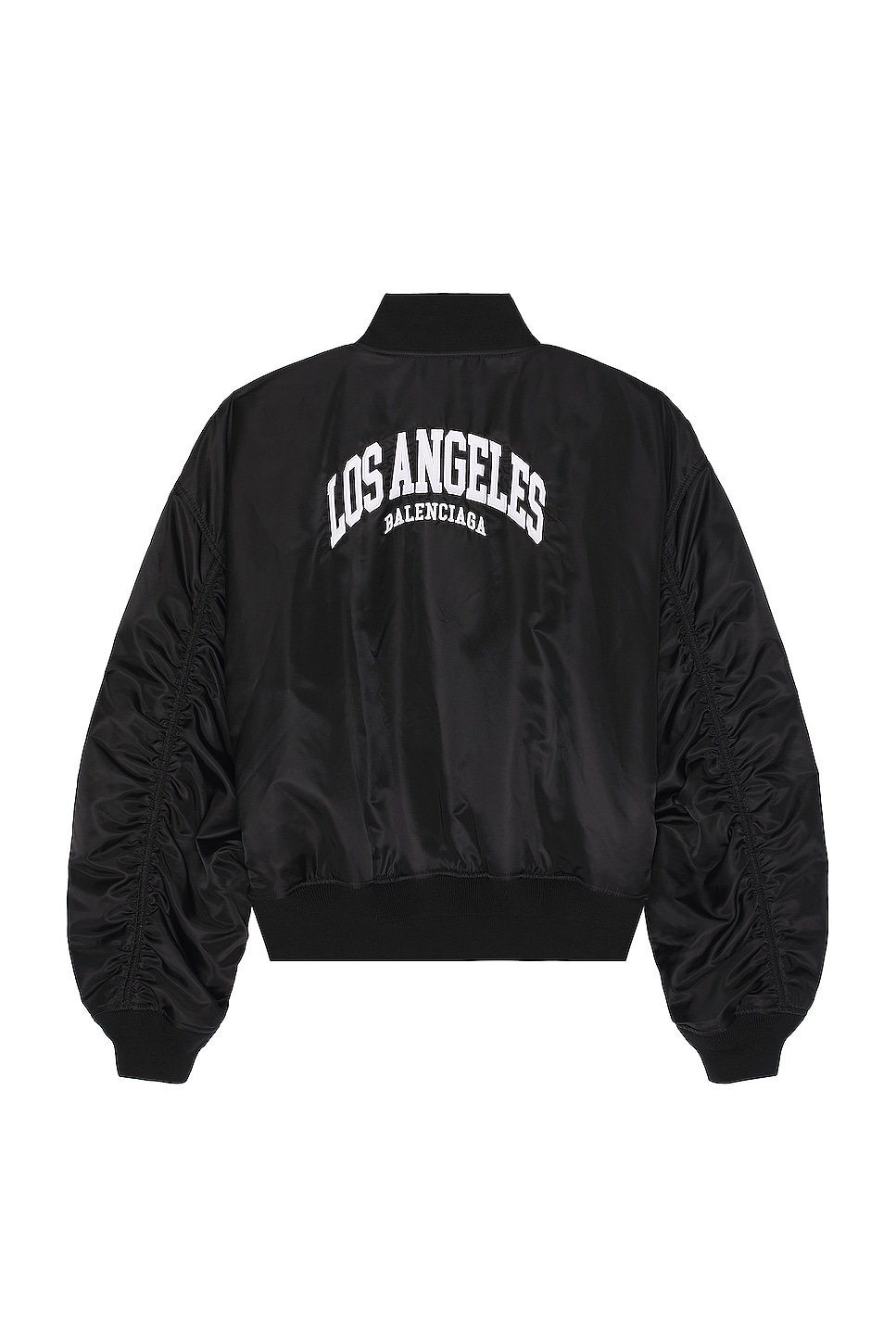 Image 1 of Balenciaga Los Angeles Varsity Jacket in Black