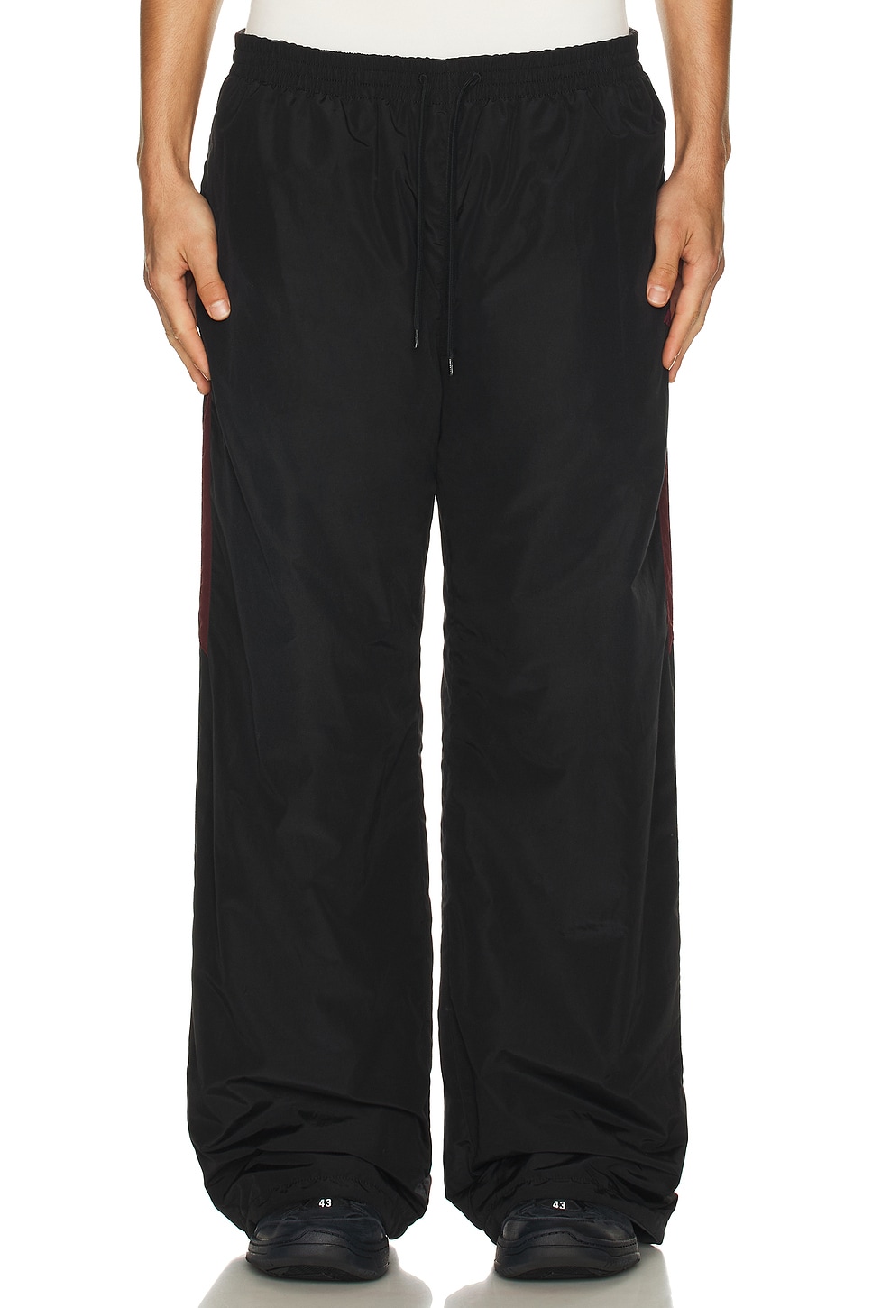 Image 1 of Balenciaga Reversible Pants in Black