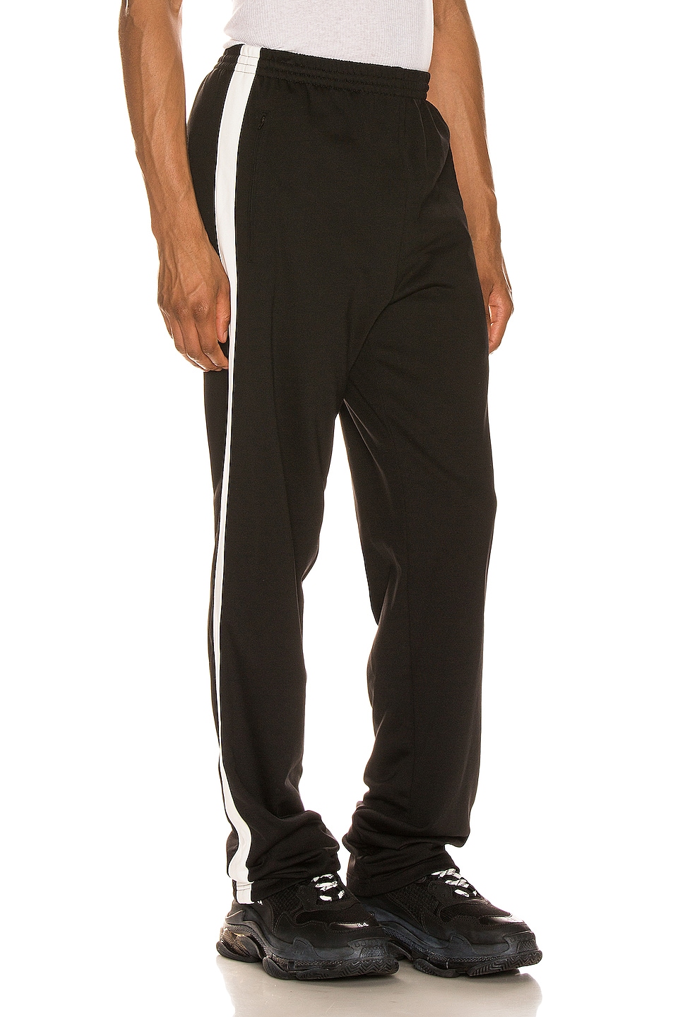 Balenciaga Tracksuit Pants in Black & White | FWRD