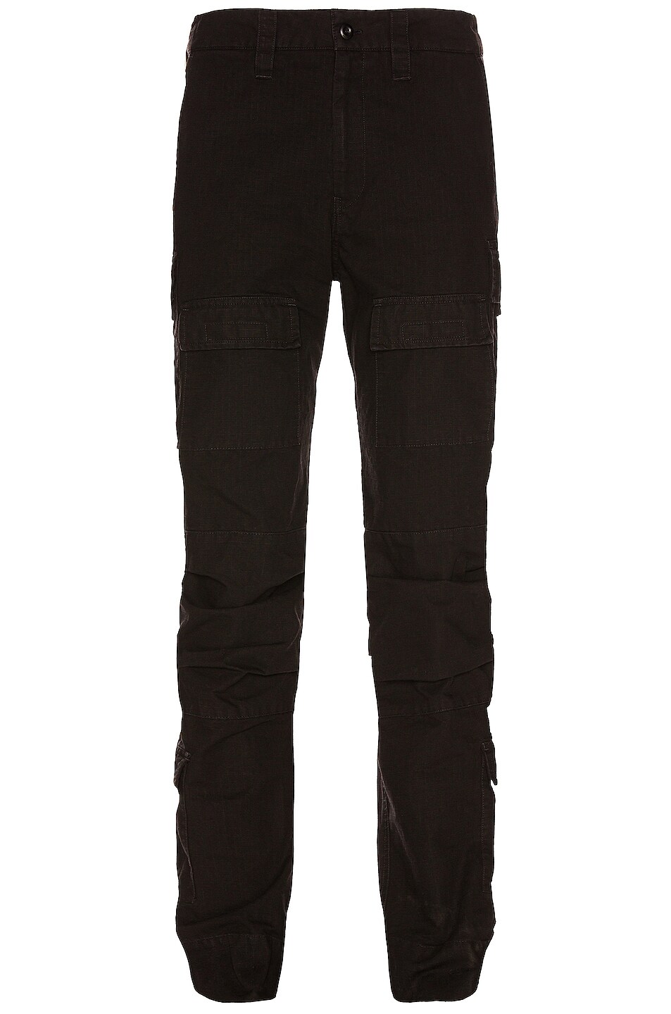 Image 1 of Balenciaga Fitted Cargo Pants in Black