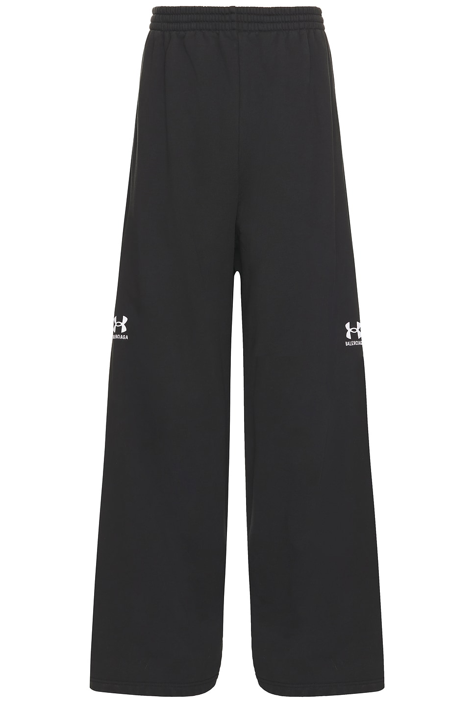 Image 1 of Balenciaga x Under Armour Baggy Sweatpants in Washed Black & White