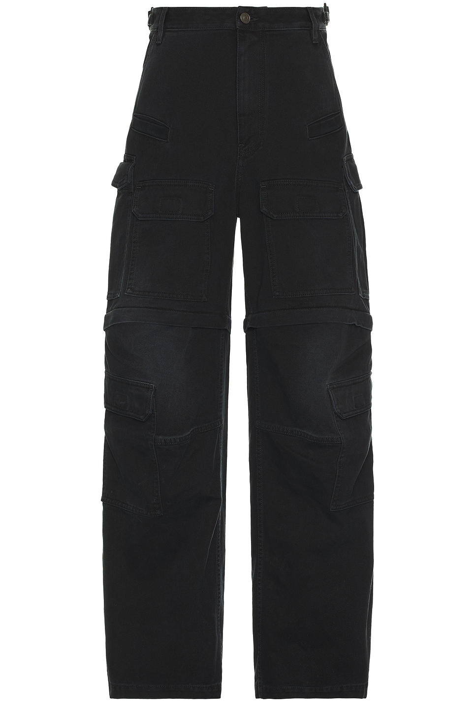 Image 1 of Balenciaga Cargo Pants in Sunbleached Black