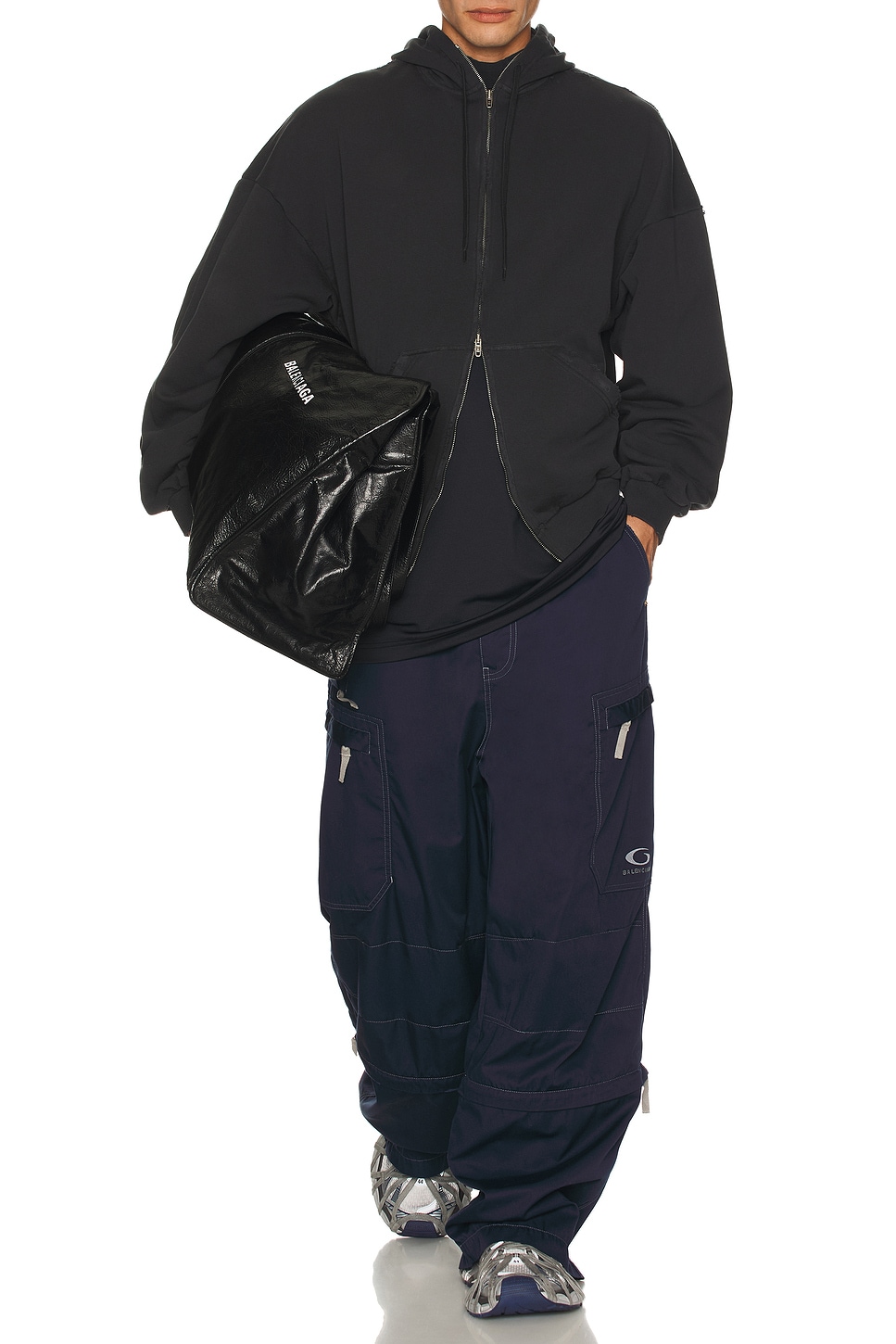 Image 1 of Balenciaga Utility Pants Work in Navy