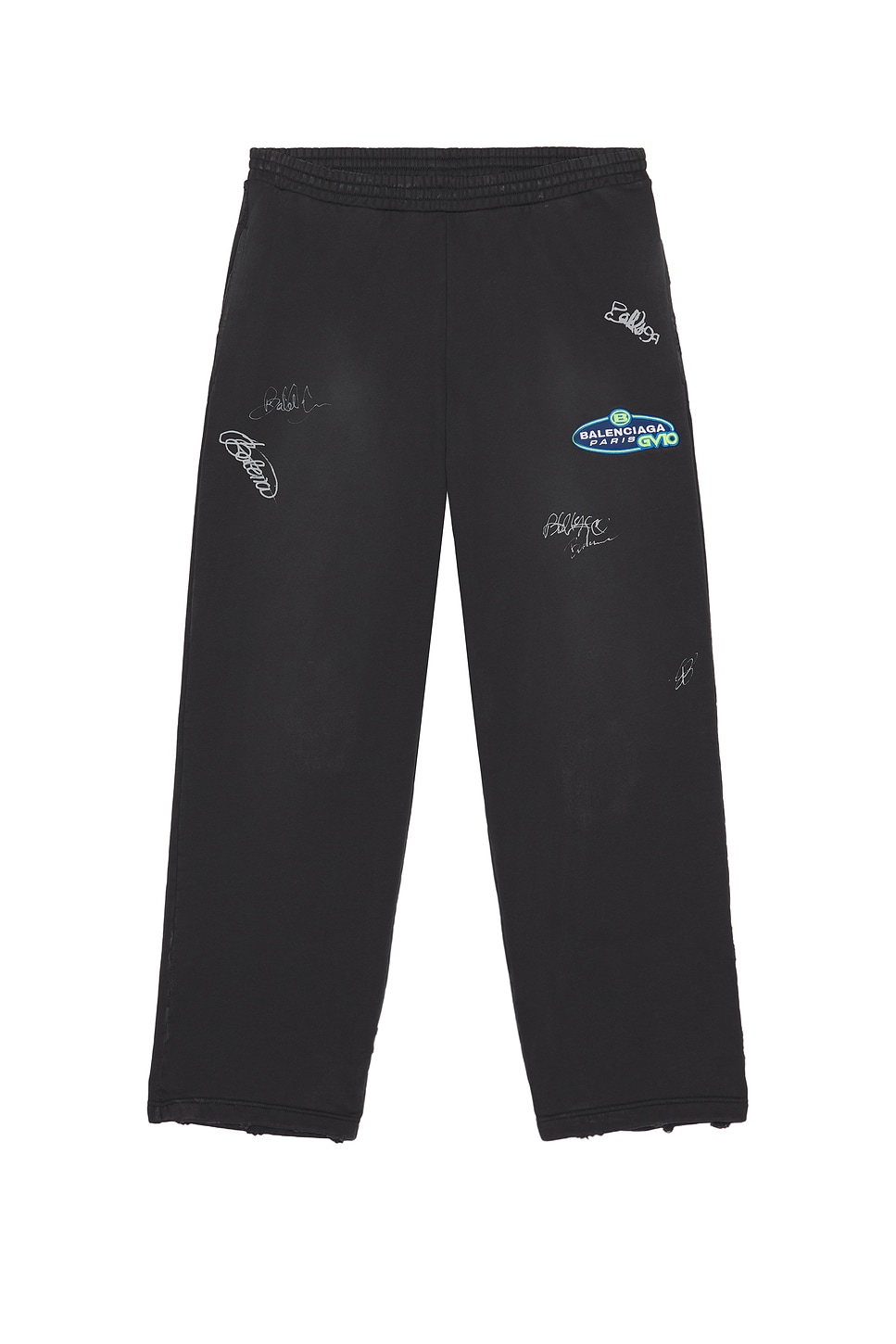 Image 1 of Balenciaga Baggy Pants in Washed Black